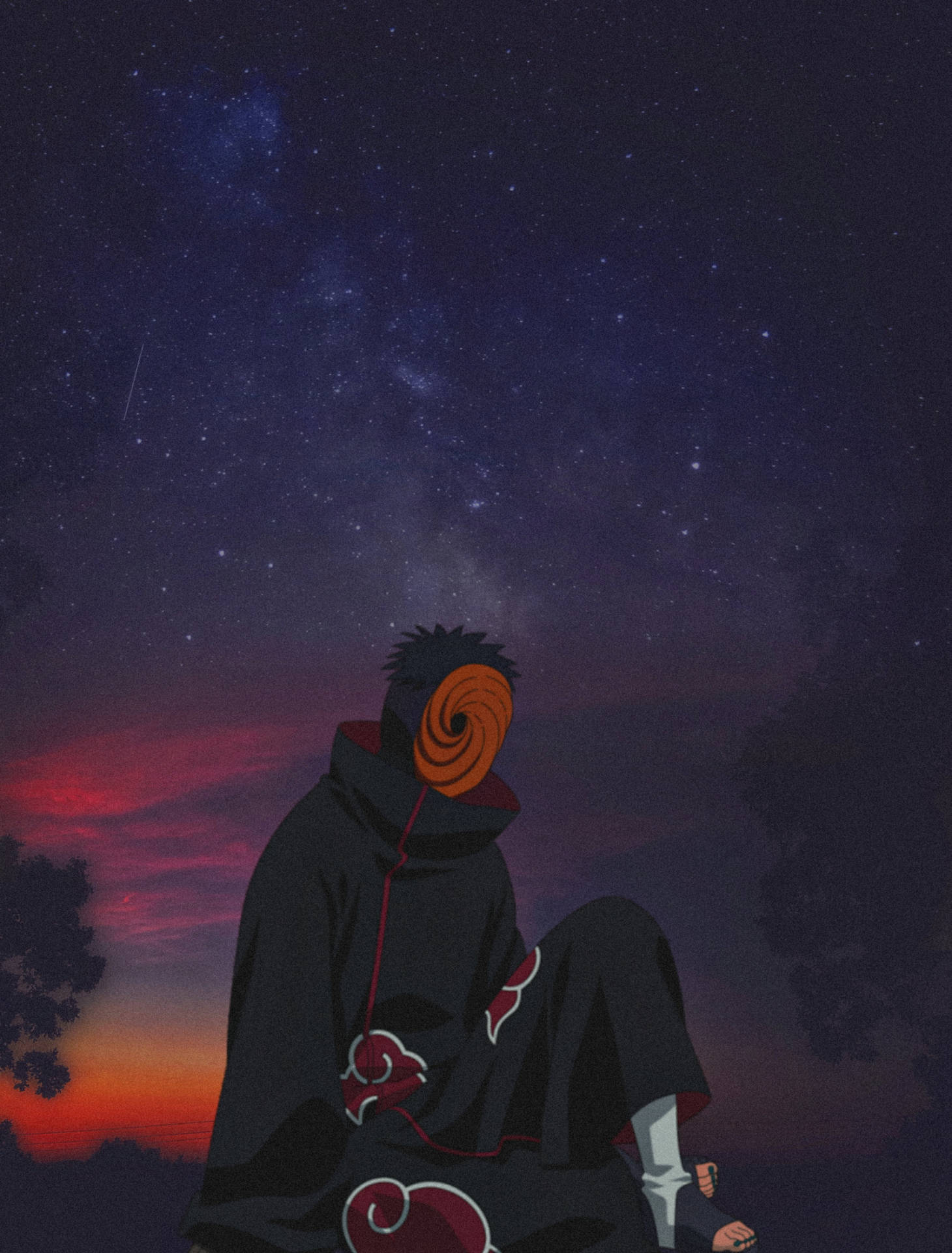 Ηλιοβασίλεμα Obito Uchiha 4K — Naruto 4K GIF Ταπετσαρία