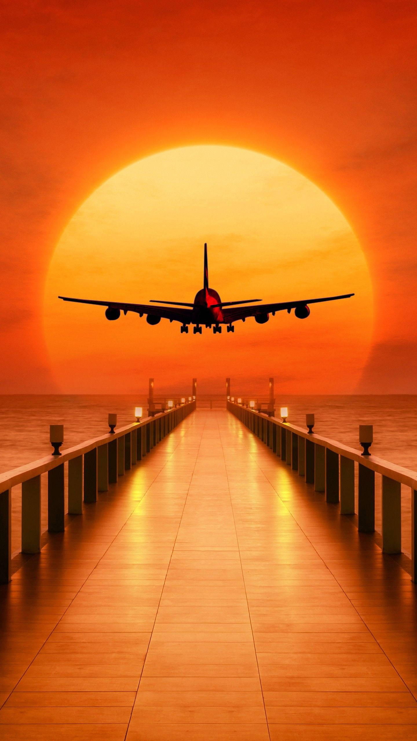 Ηλιοβασίλεμα για iPhone Ταπετσαρία