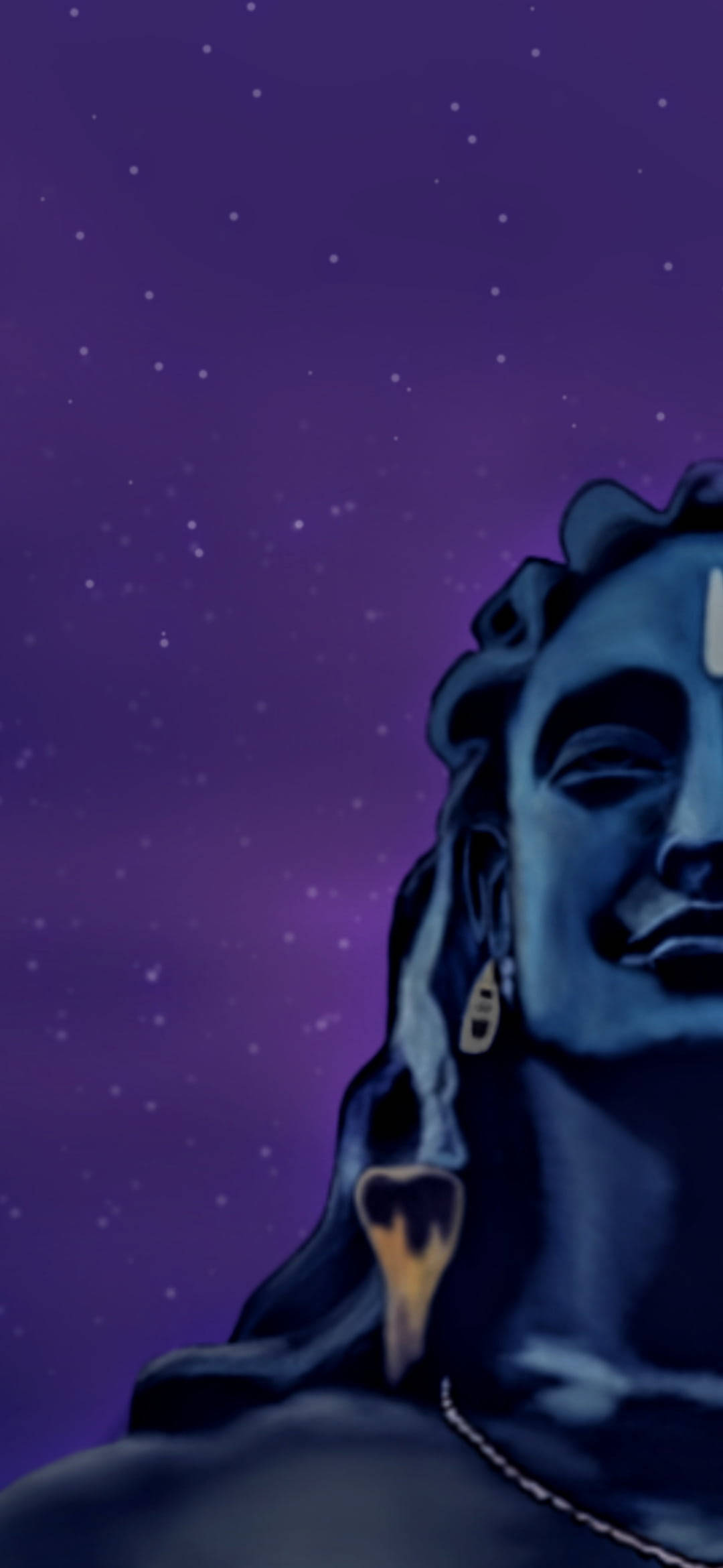 Ημί-Πορτρέτο Έργο Τέχνης Adiyogi Shiva Ταπετσαρία