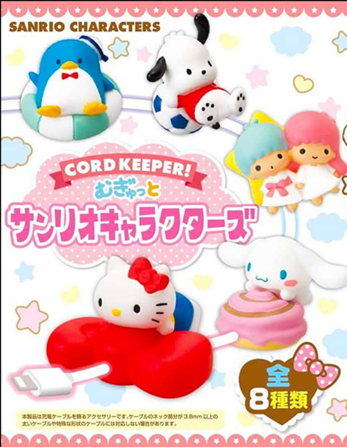Θήκες για Καλώδια με Χαρακτήρες Sanrio Ταπετσαρία