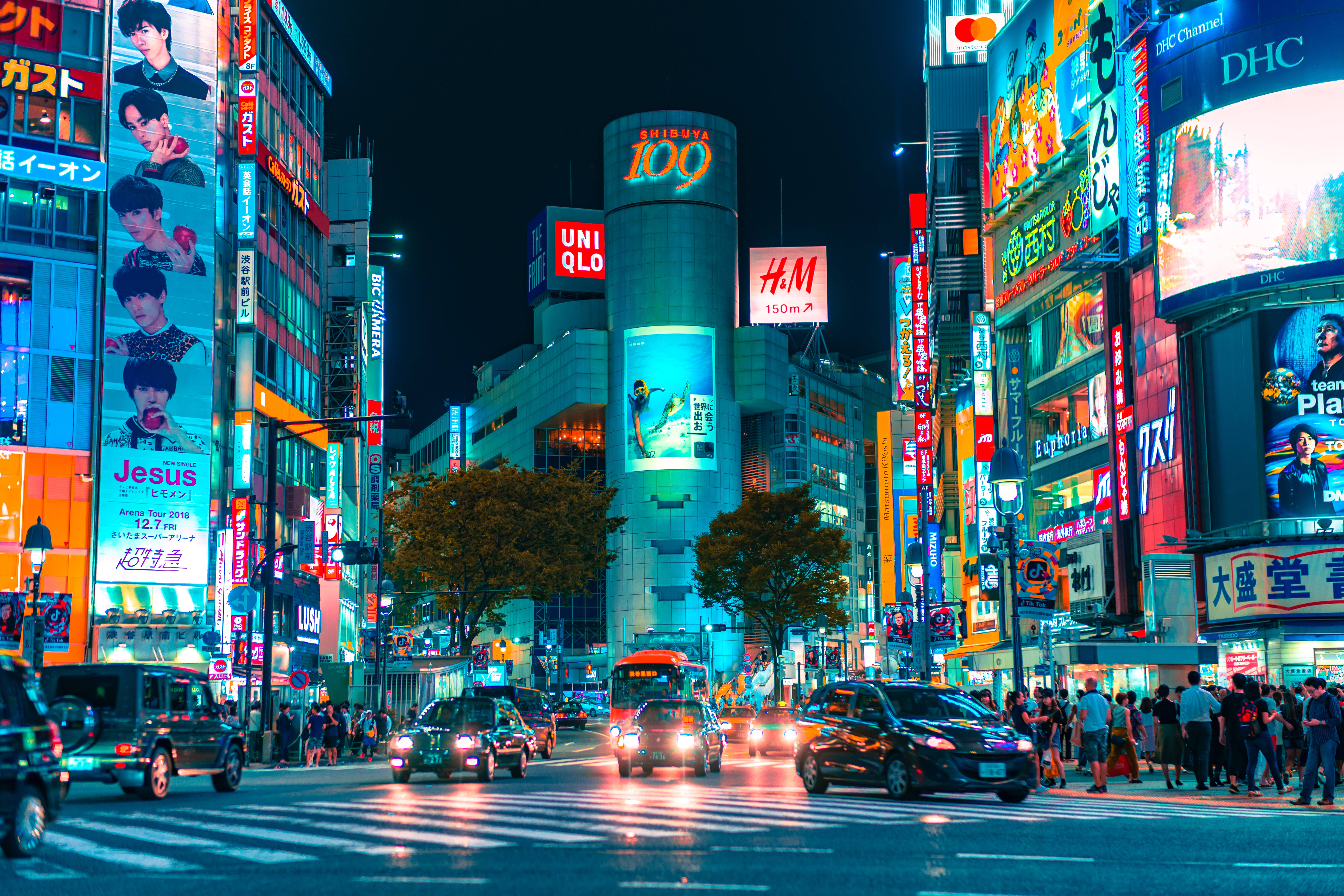 Ιαπωνική HD Shibuya109 Εμπορικό Κέντρο Τόκιο Ταπετσαρία