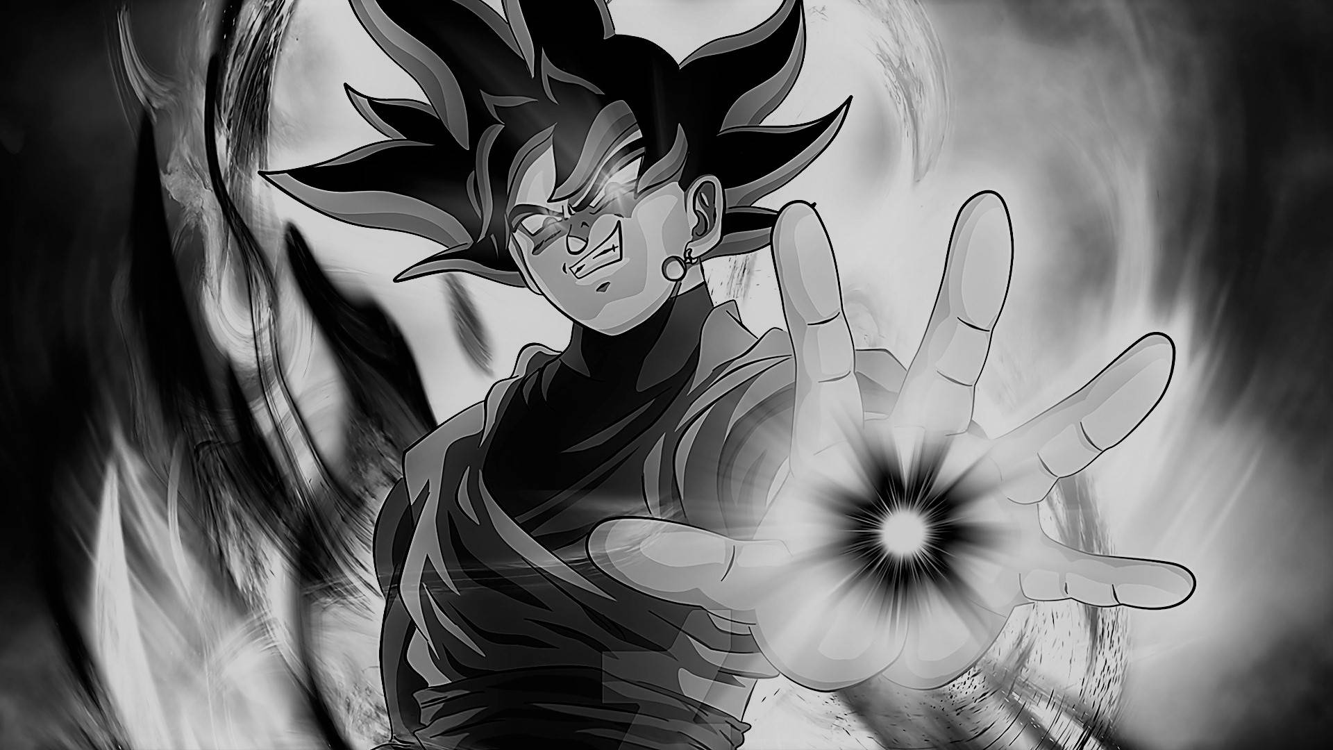 Ικανότητα Goku σε Ασπρόμαυρο Ταπετσαρία
