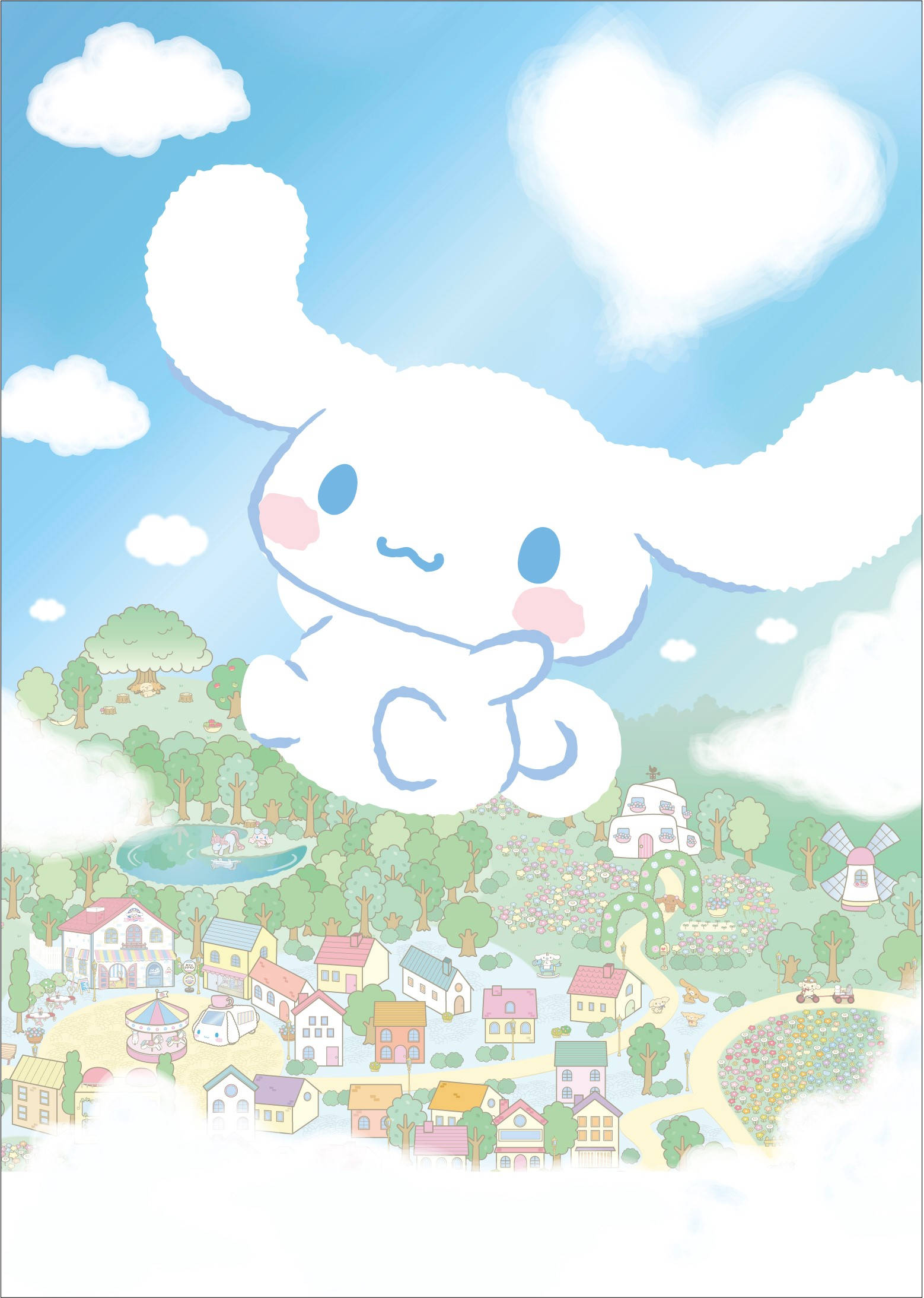 Ιπτάμενη Τέχνη Cinnamoroll Ταπετσαρία