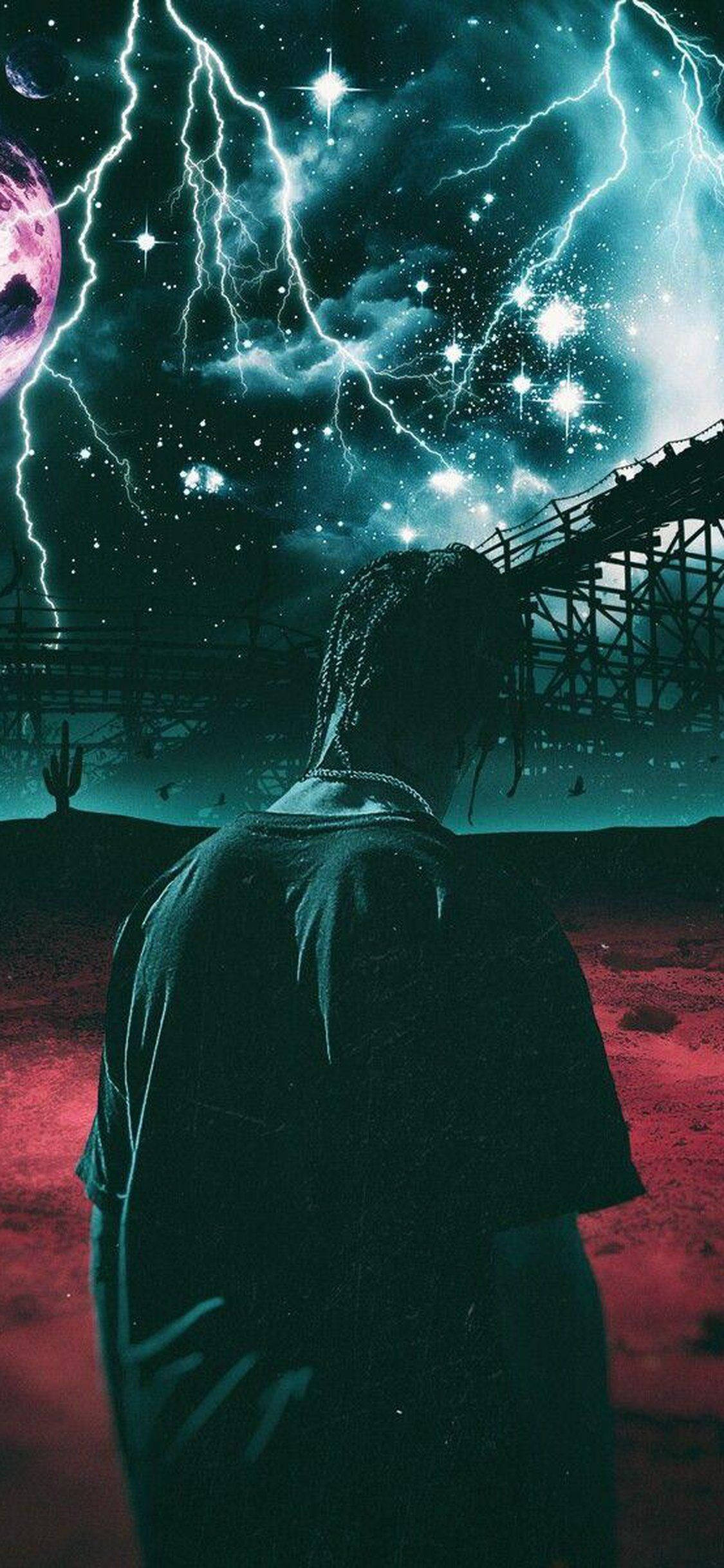 Κάνε μια Μαγική Βόλτα στο Astroworld με τον Travis Scott Ταπετσαρία