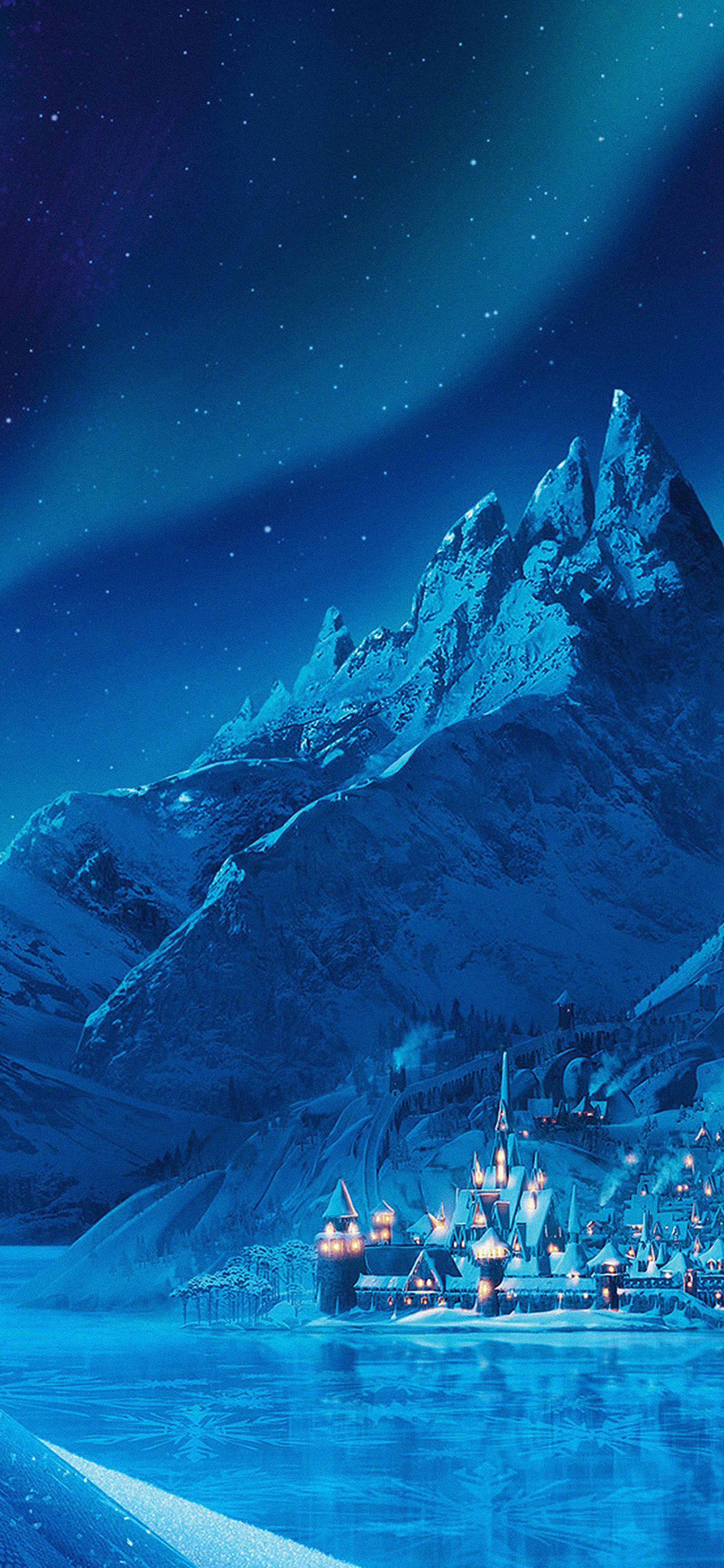 Κάστρο Arendelle Frozen Βουνό Ταπετσαρία
