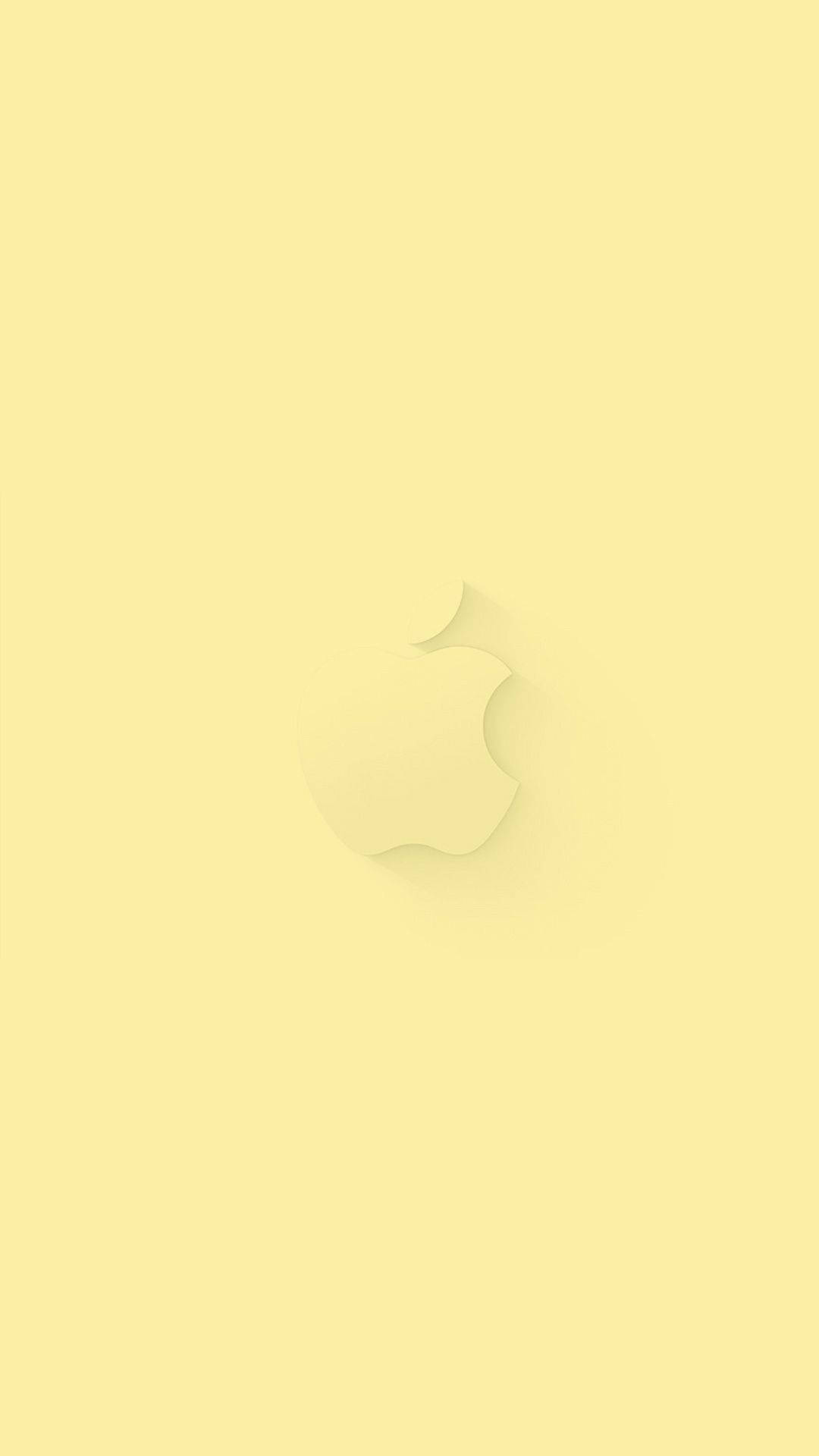Κίτρινο Αισθητικό Λογότυπο Apple iPhone 11 Ταπετσαρία