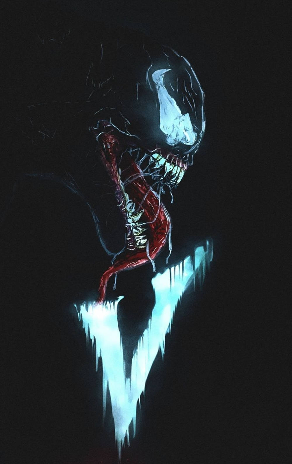 Κακός Venom iPhone Ταπετσαρία