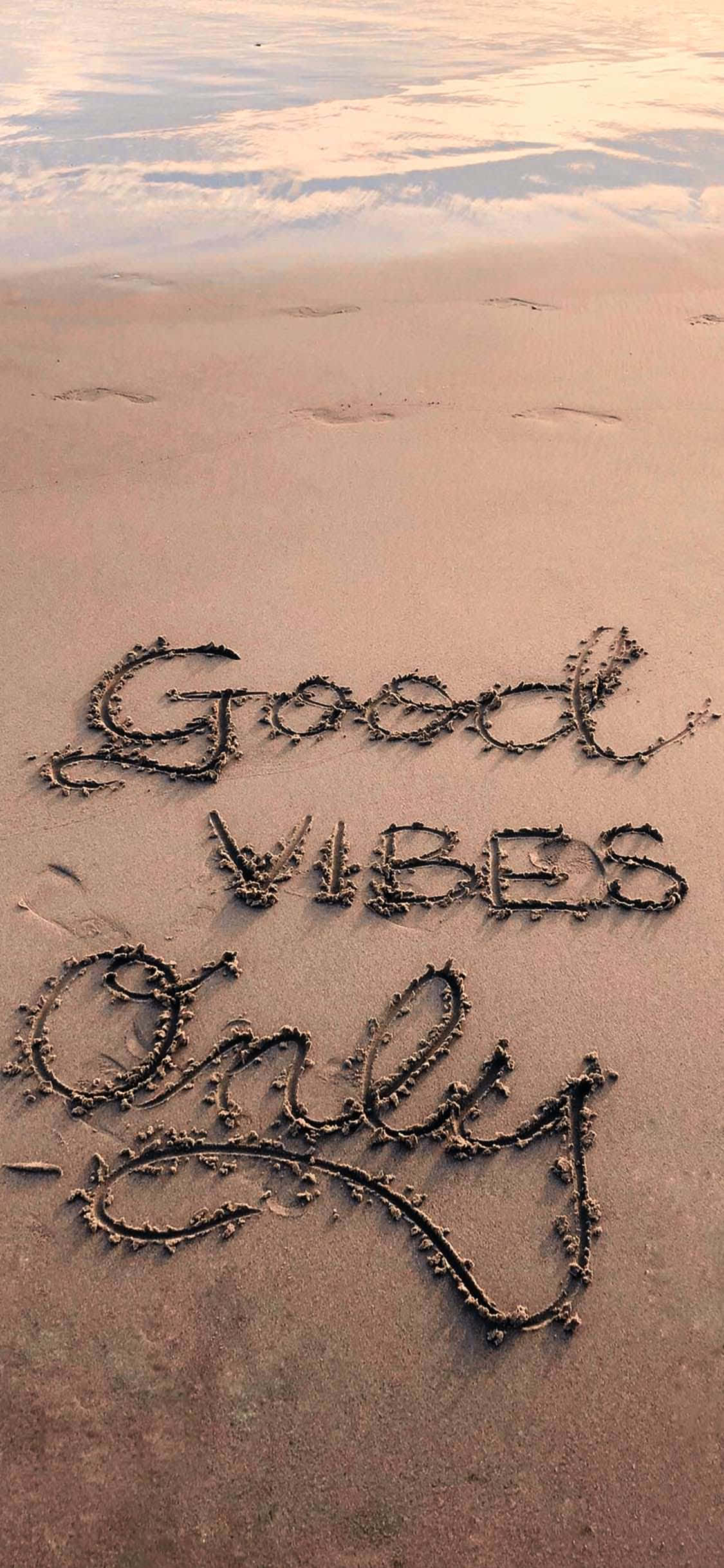 Beach Sand Good Vibes iPhone Ταπετσαρία