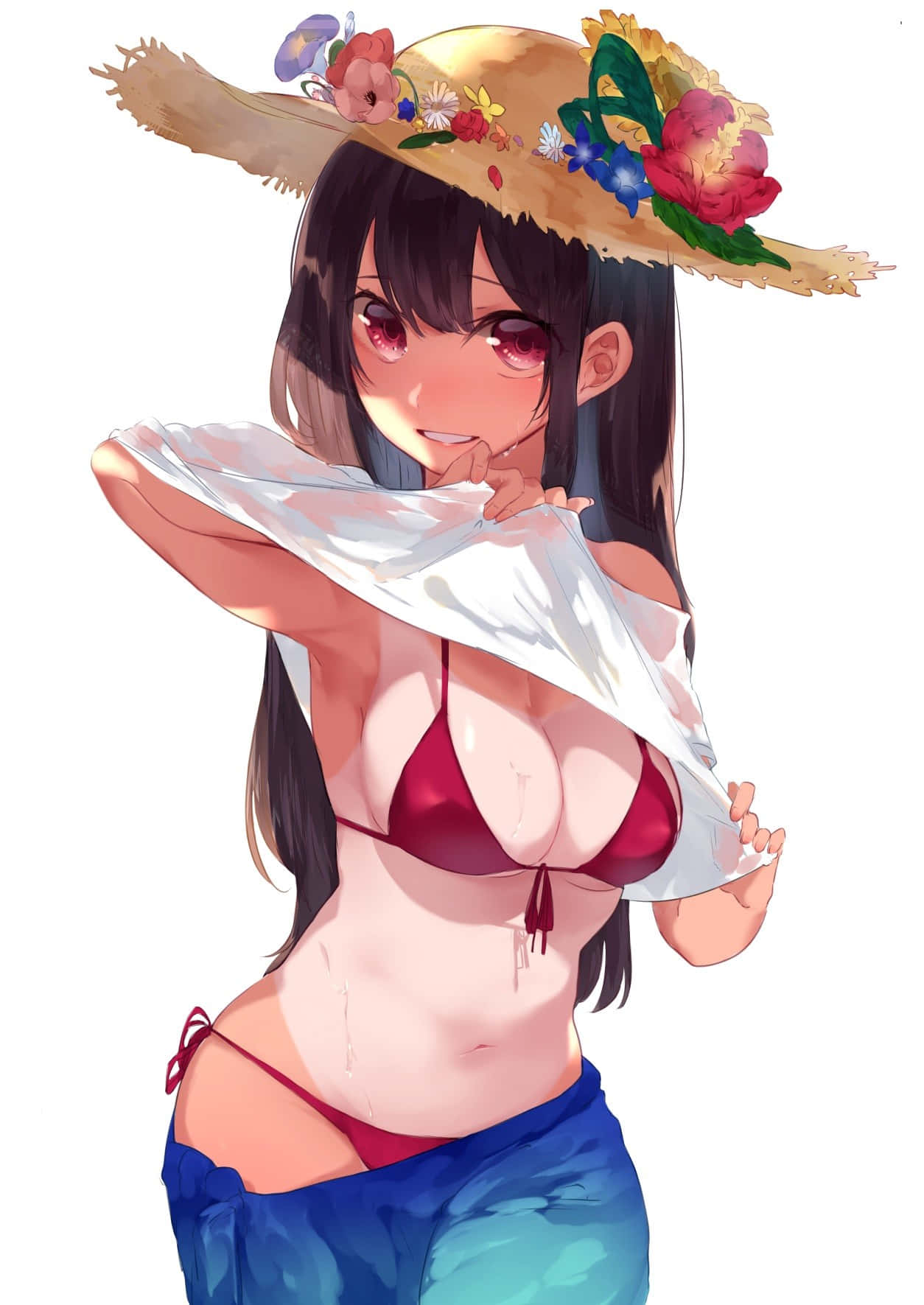 Καλοκαιρινό Μπικίνι με Hot Anime Κορίτσι Ταπετσαρία