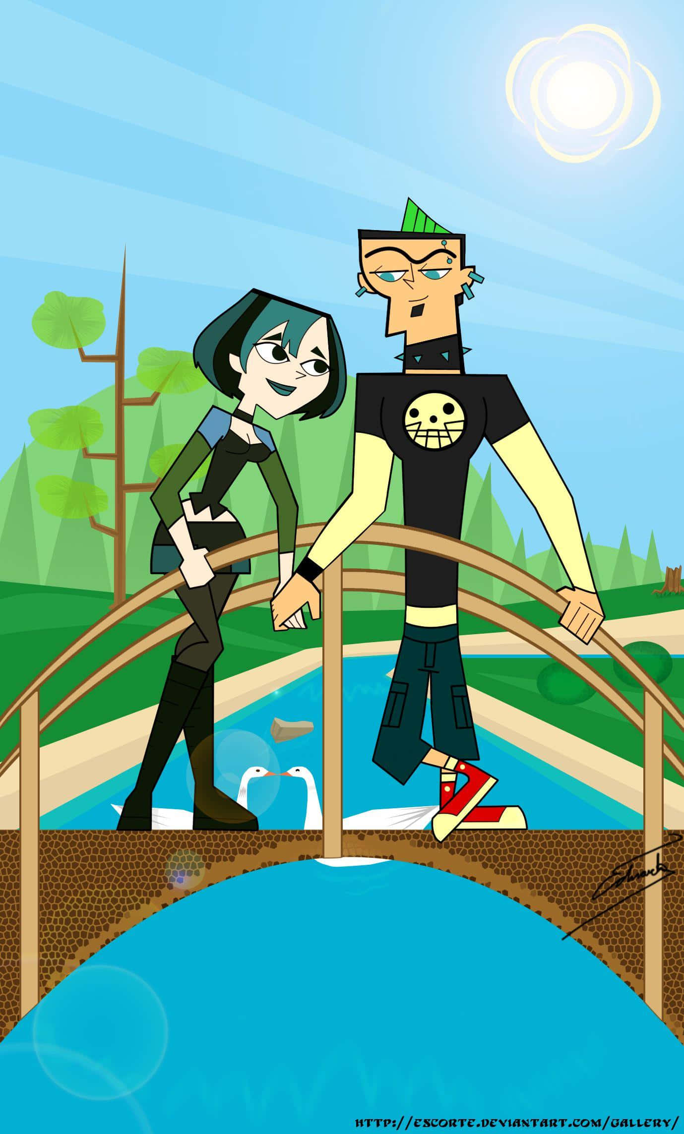Καλωσήρθες στον άγριο κόσμο του Total Drama! Ταπετσαρία