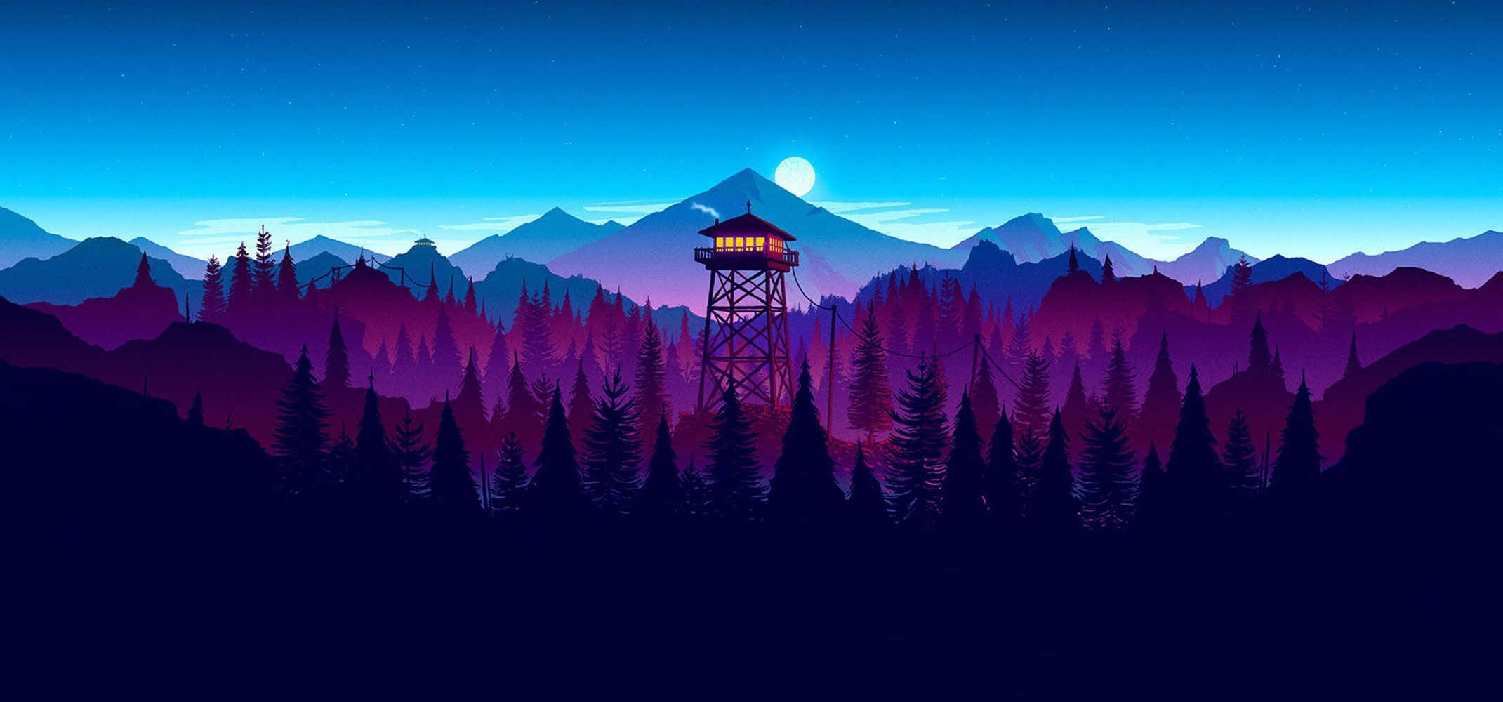 Καλύτερο Φόντο Οθόνης Firewatch Mountains Ταπετσαρία