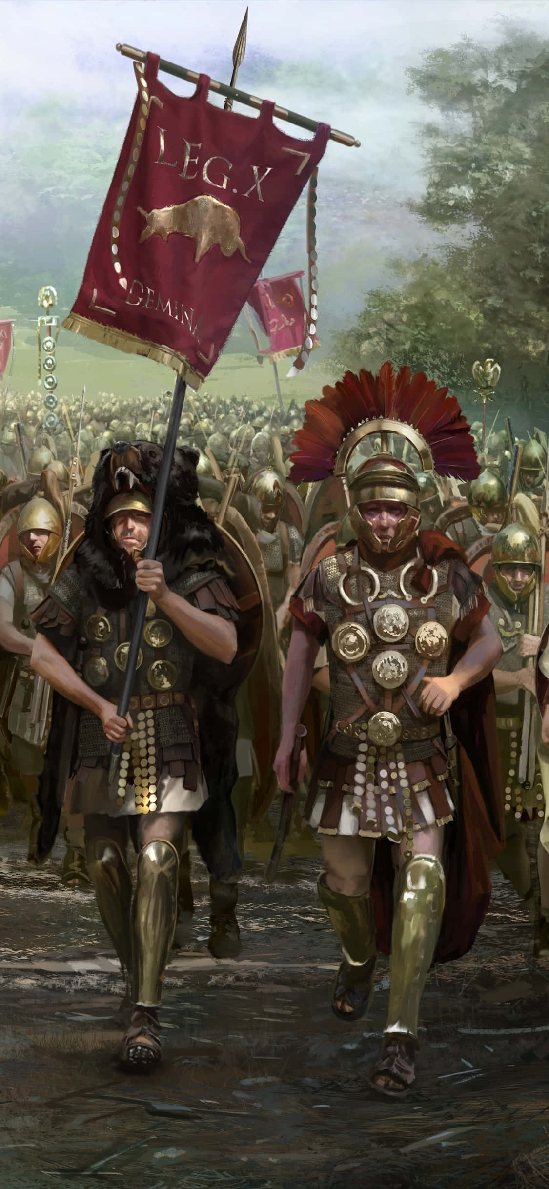 Κατακτήστε τη Ρωμαϊκή Αυτοκρατορία με το iPhone Xs Total War Rome 2 Ταπετσαρία