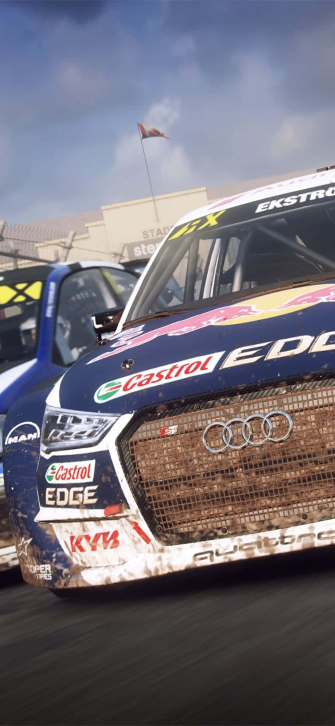 Κατακτήστε το Dirt Rally σε ένα iPhone XS Ταπετσαρία