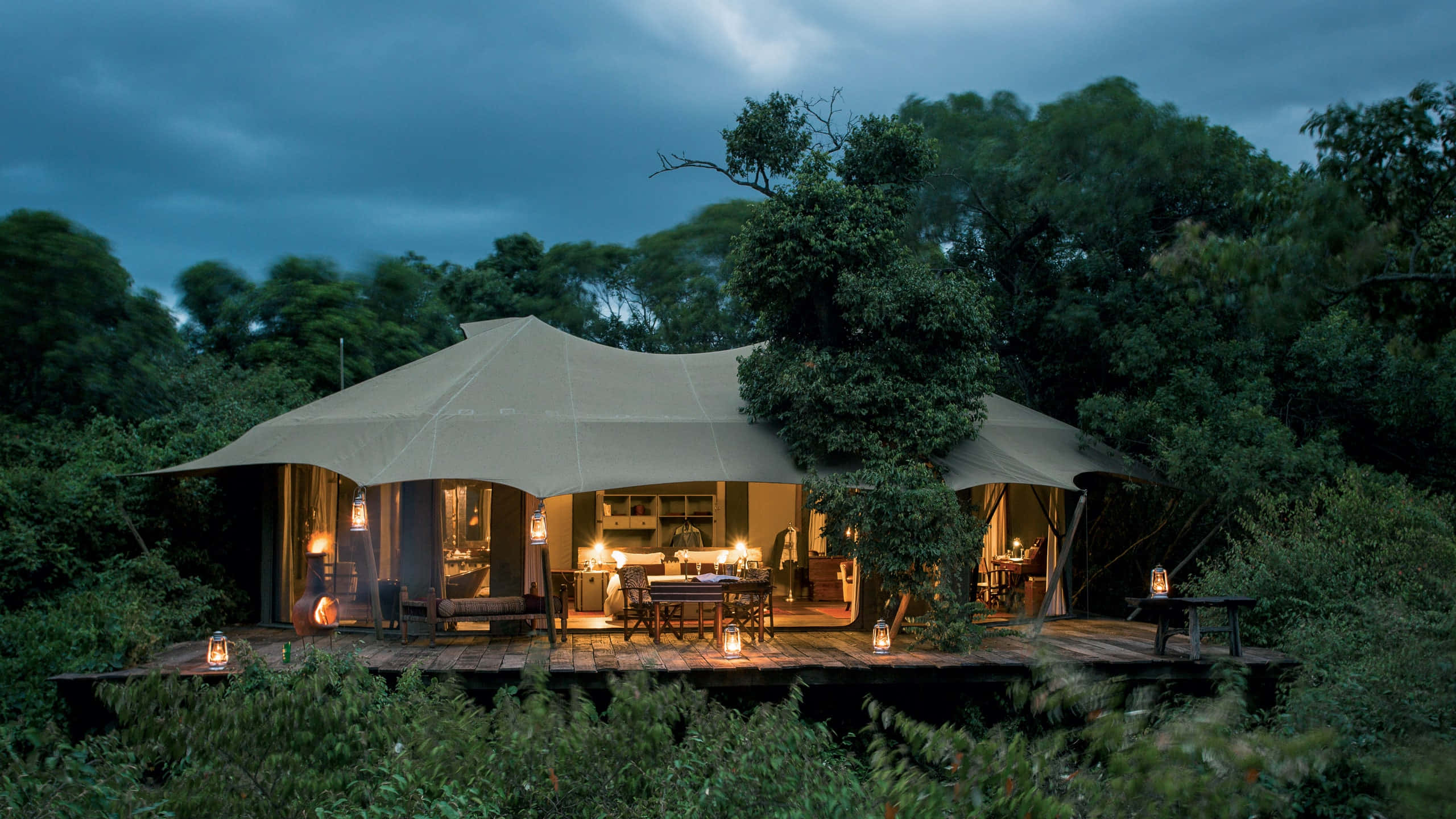 Κατασκήνωση Masai Mara Plains Camp Ταπετσαρία