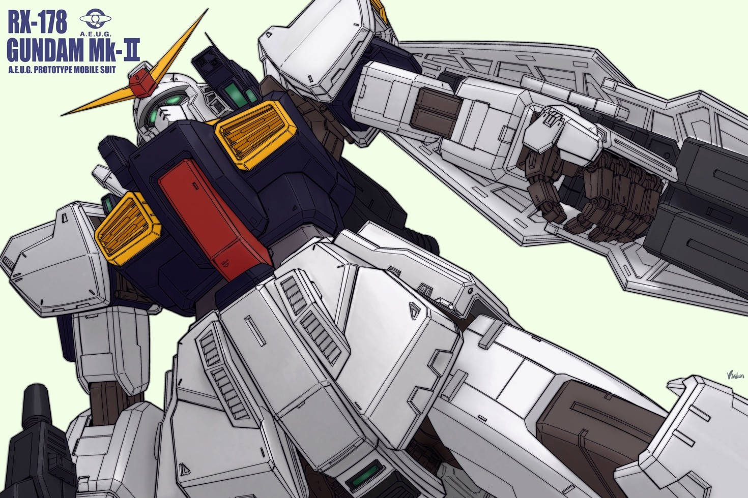 Κινητή Στολή Gundam RX-178 Ταπετσαρία