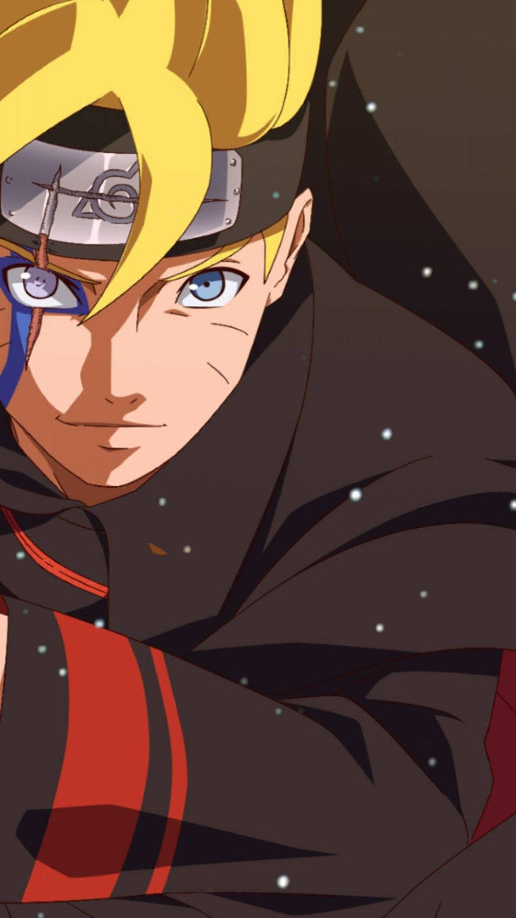 Κινούμενο Naruto με Μπλε και Μωβ Μάτια Ταπετσαρία
