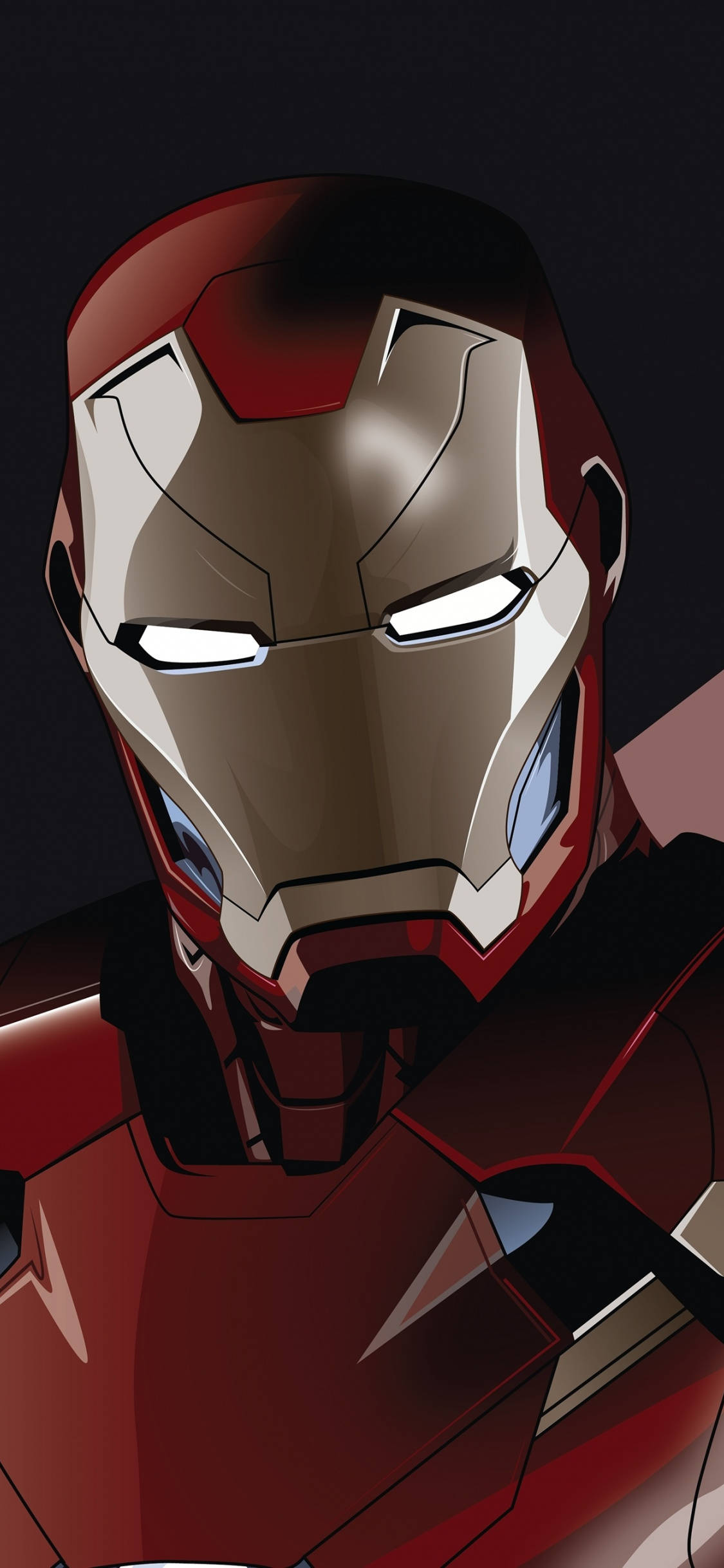 Κινούμενο Μινιμαλιστικό Iron Man Σούπερ Ήρωας Ταπετσαρία