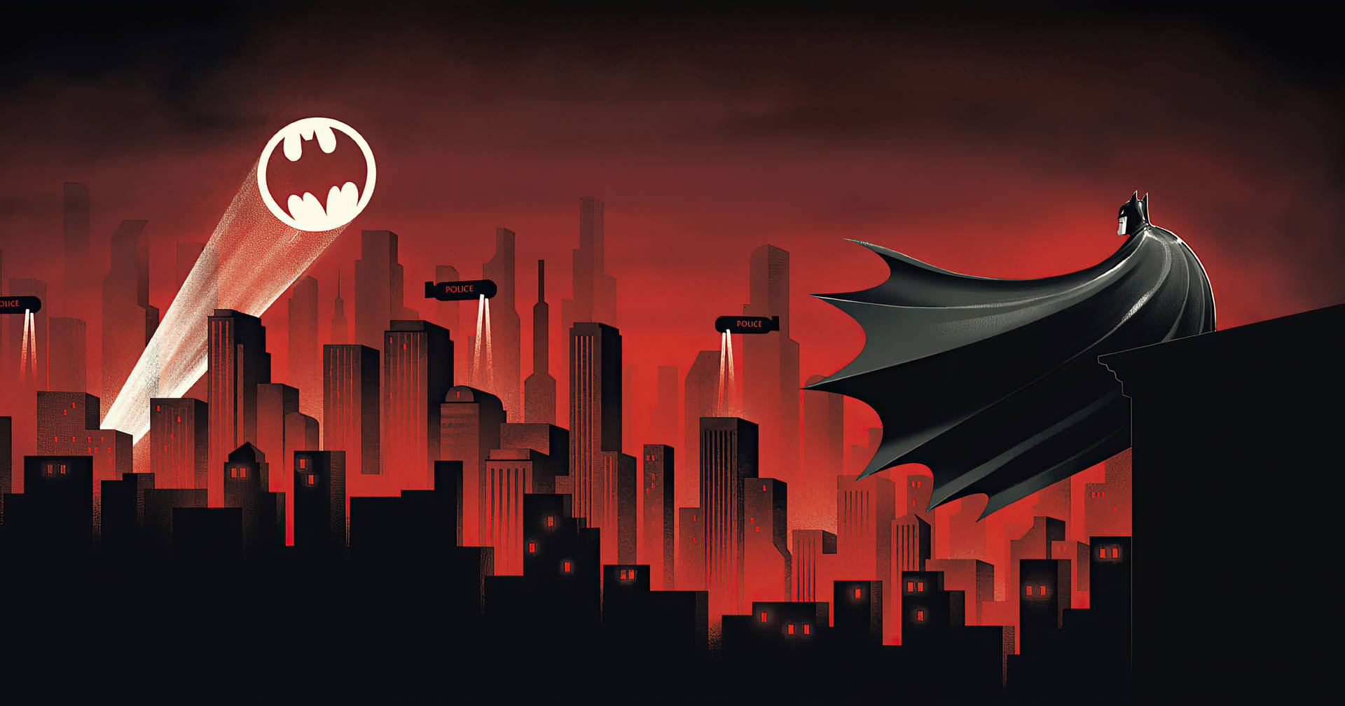 Κινούμενος Batman — Batman Ταπετσαρία