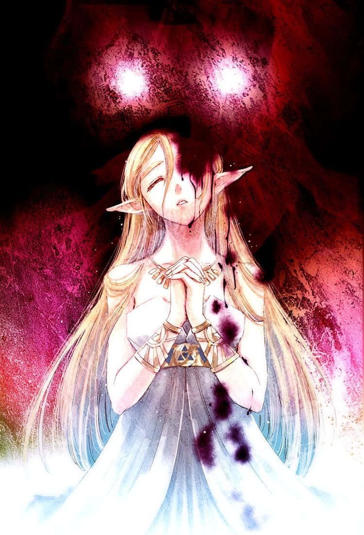Κλαίγοντας Πριγκίπισσα Zelda Botw Ταπετσαρία