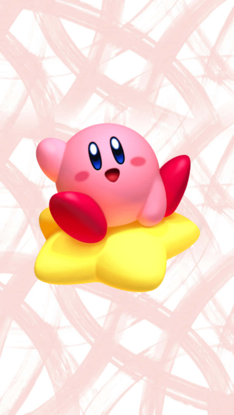 Κοίτα αυτόν τον αξιολάτρευτο χαρακτήρα Kirby! Ταπετσαρία