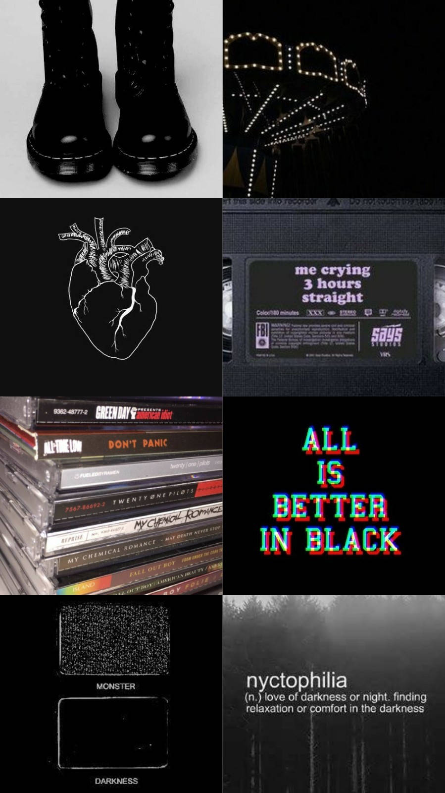Κολάζ Emo Αισθητικής Ταπετσαρία