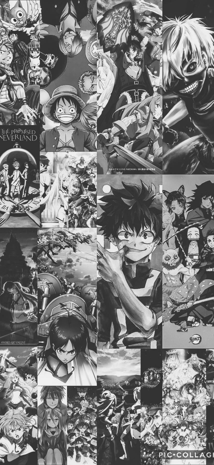 Κολάζ Αισθητικής Anime για iPhone — Anime aesthetic GIF Ταπετσαρία