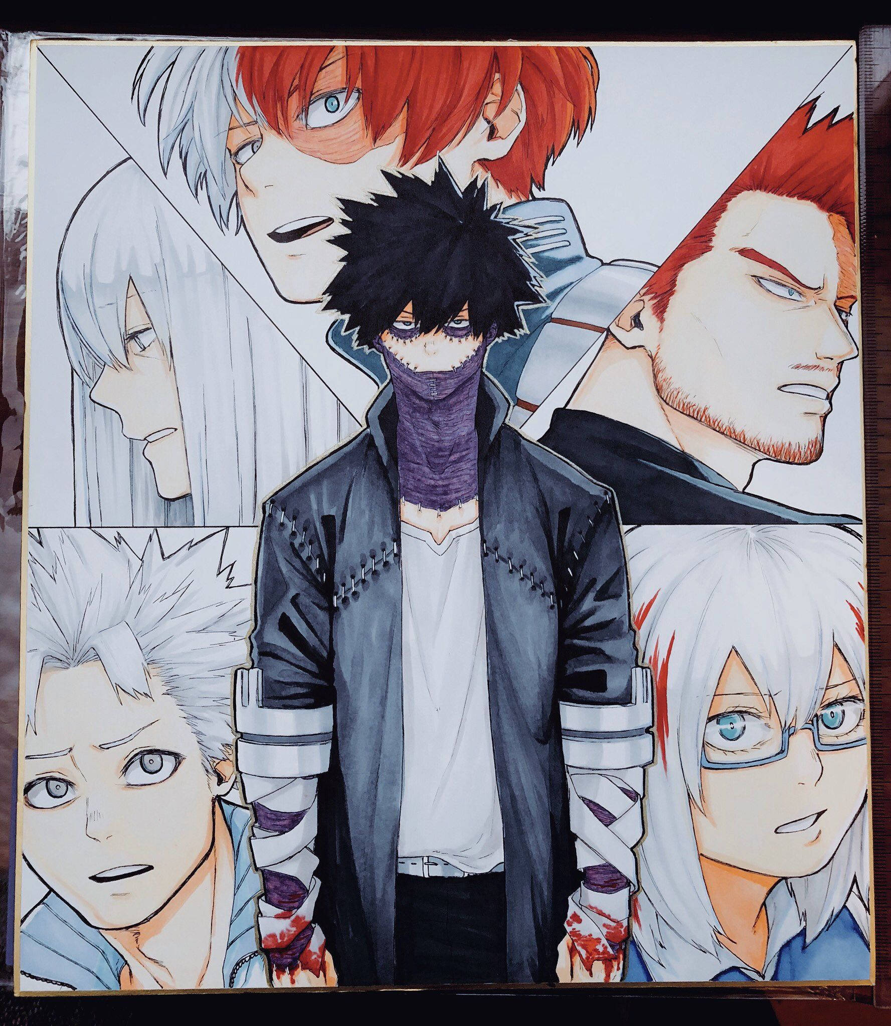 Κολάζ Οικογένειας Todoroki Ταπετσαρία