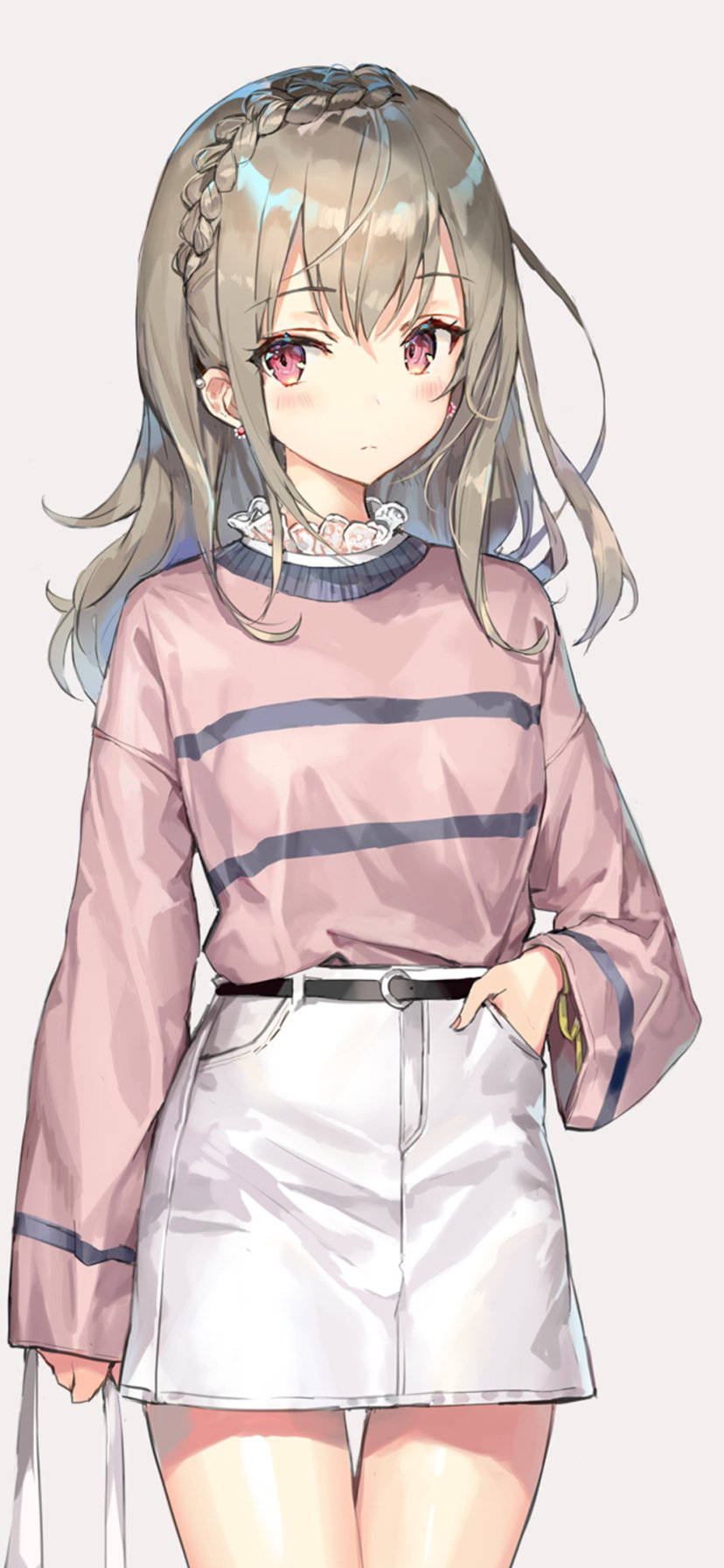 Κομψό Anime PFP Γοητευτικό Κορίτσι Ταπετσαρία