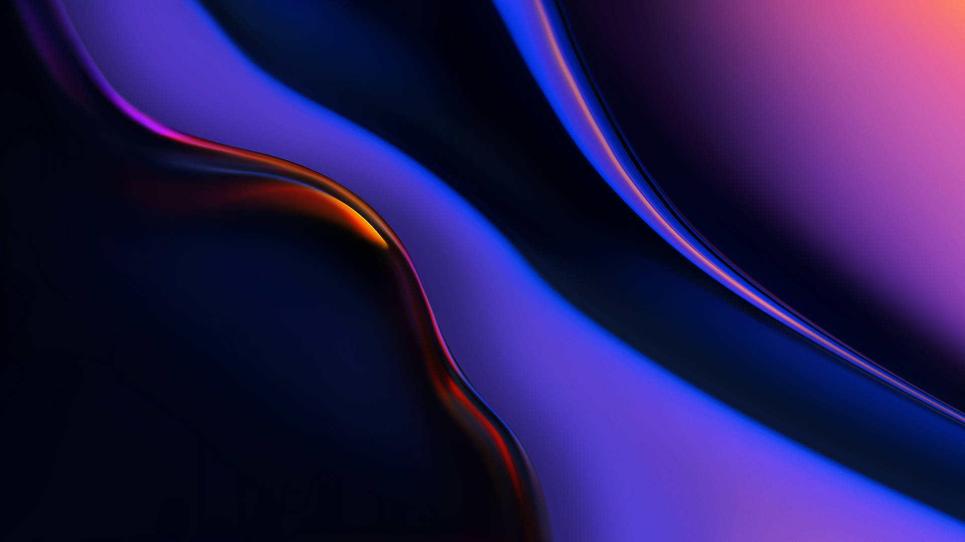 Κομψό OnePlus Smartphone σε Μπλε Μωβ Φόντο Ταπετσαρία