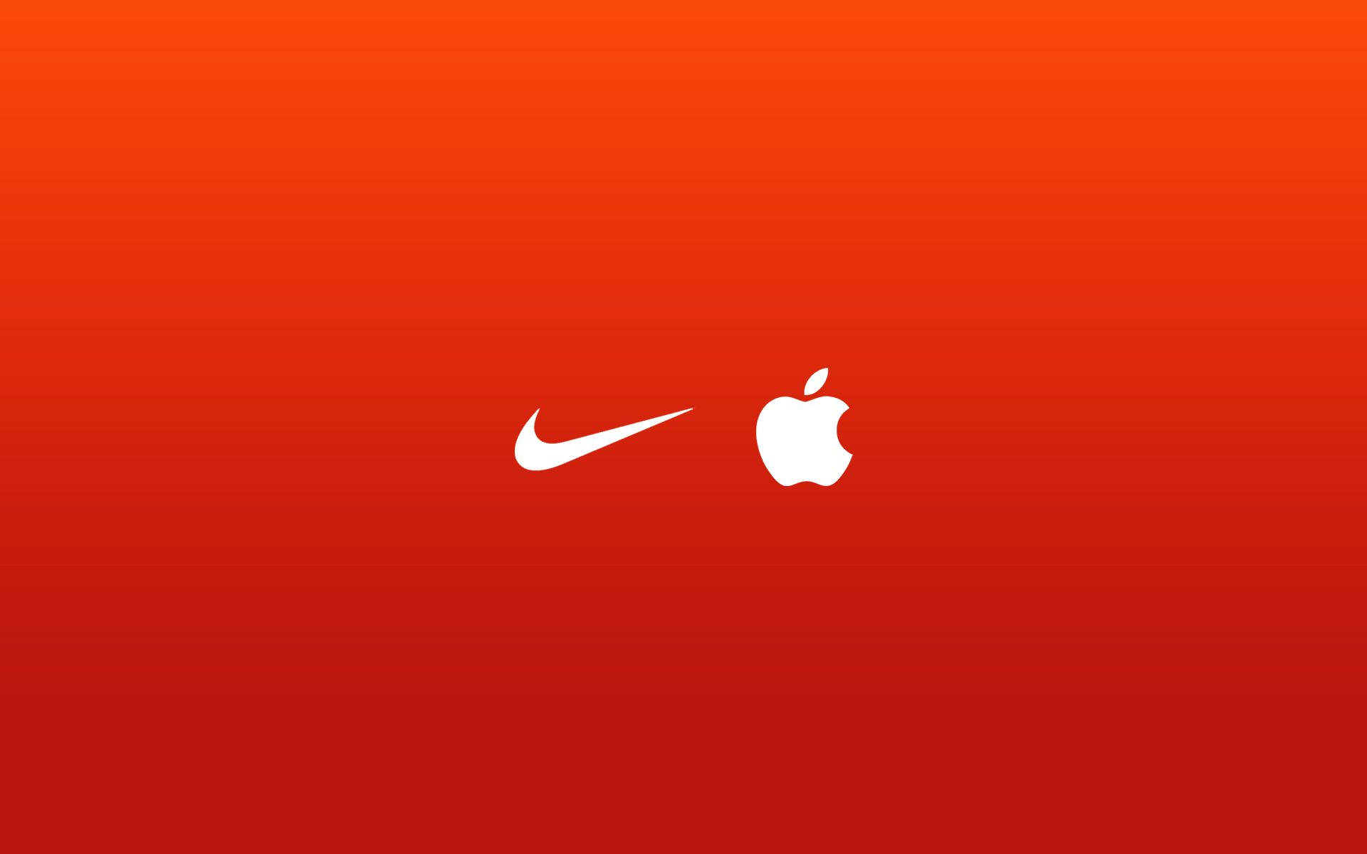 Κομψό Μίνιμαλ Έμβλημα Nike και Apple Ταπετσαρία