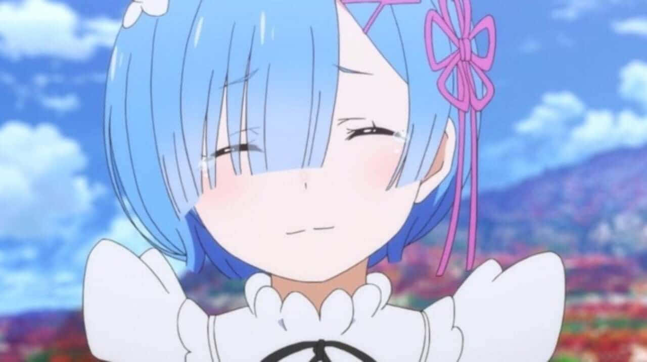 Κορίτσι Anime Χαμόγελο Ταπετσαρία