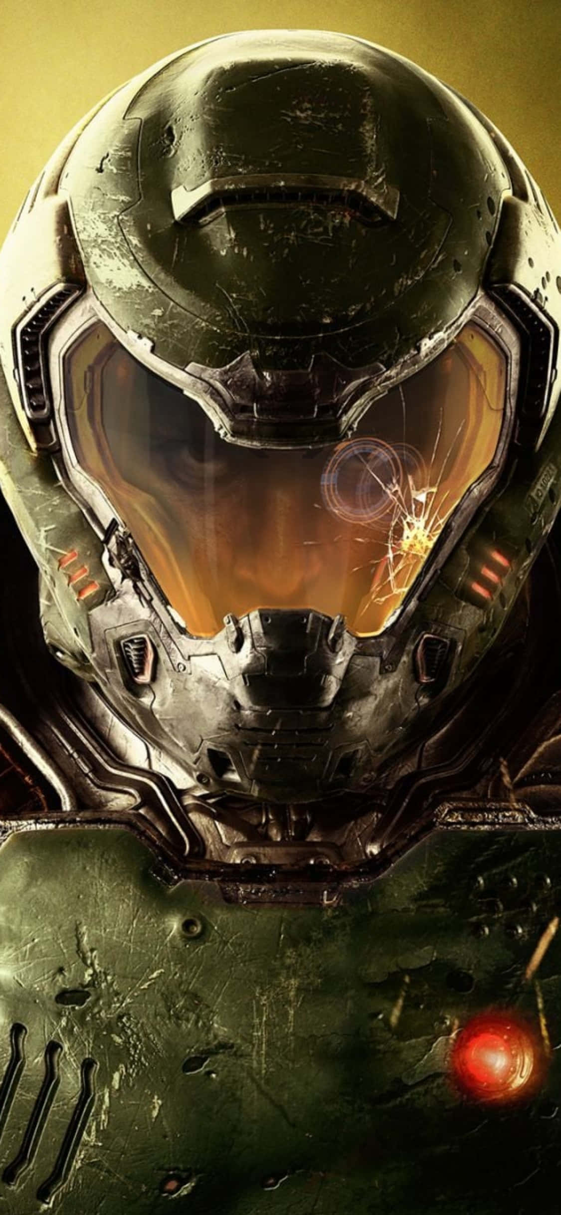 Κράνος Doomguy Φόντο iPhone Xs Doom Ταπετσαρία