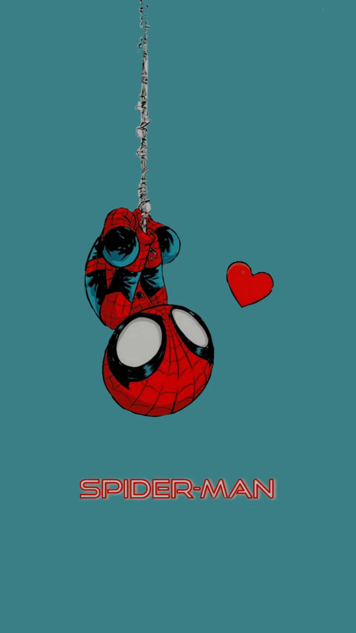 Κρεμασμένος Spider-Man Χαριτωμένο Marvel Αισθητική Ταπετσαρία