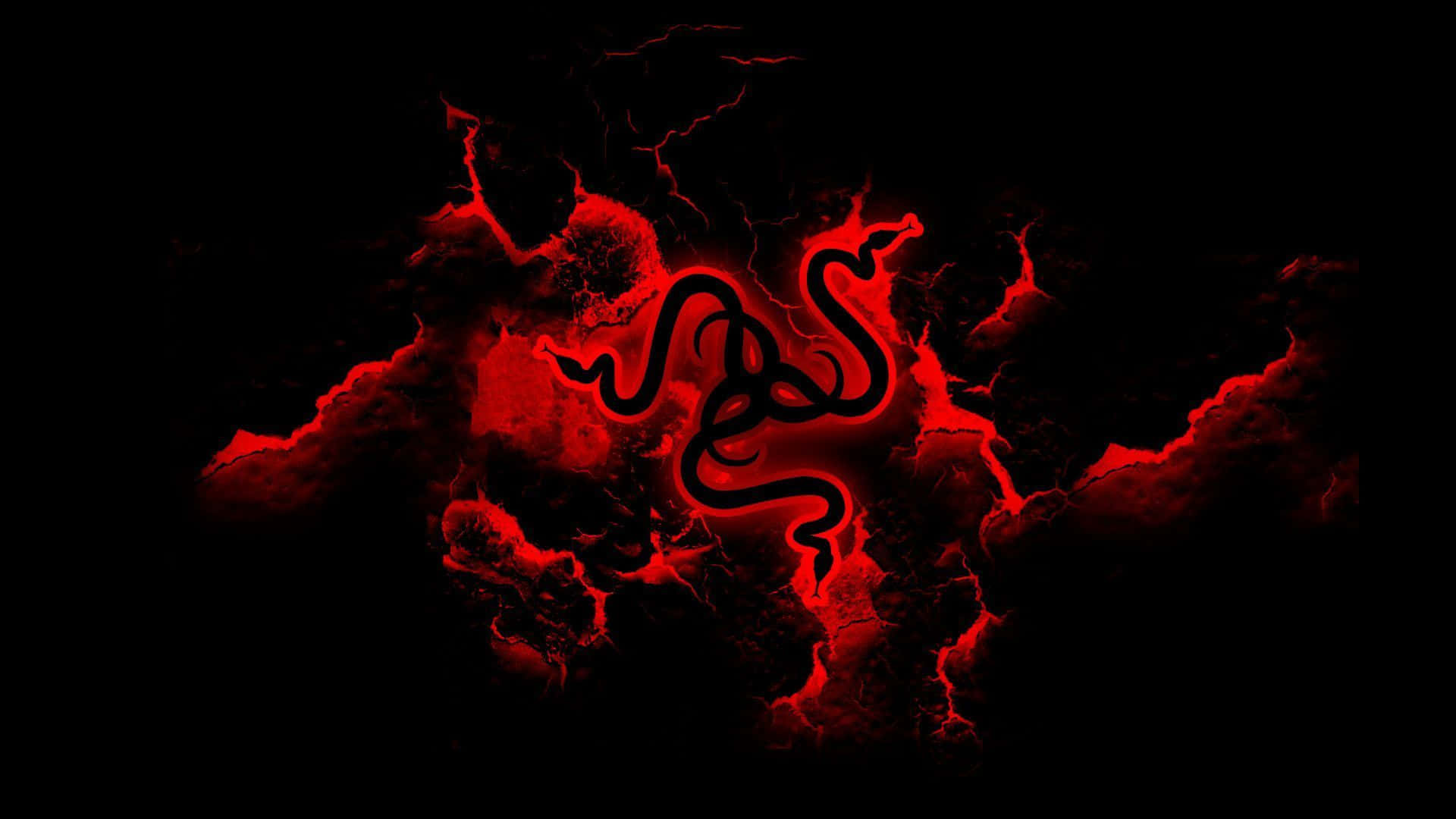 Κόκκινο Λογότυπο Razer για Gaming Wallpaper Ταπετσαρία
