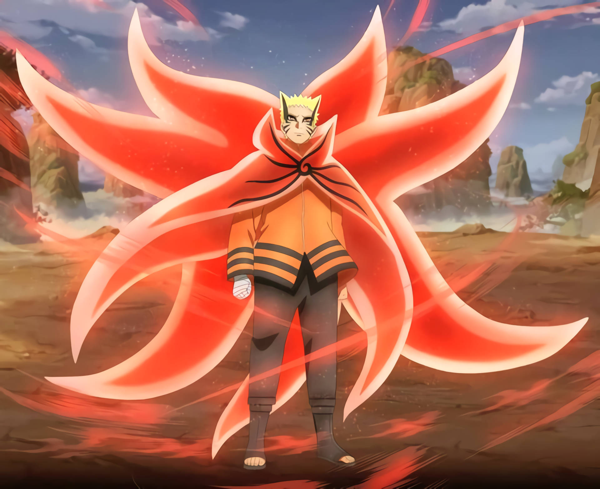 Λάμψη της Κατάστασης Baryon του Naruto Ταπετσαρία