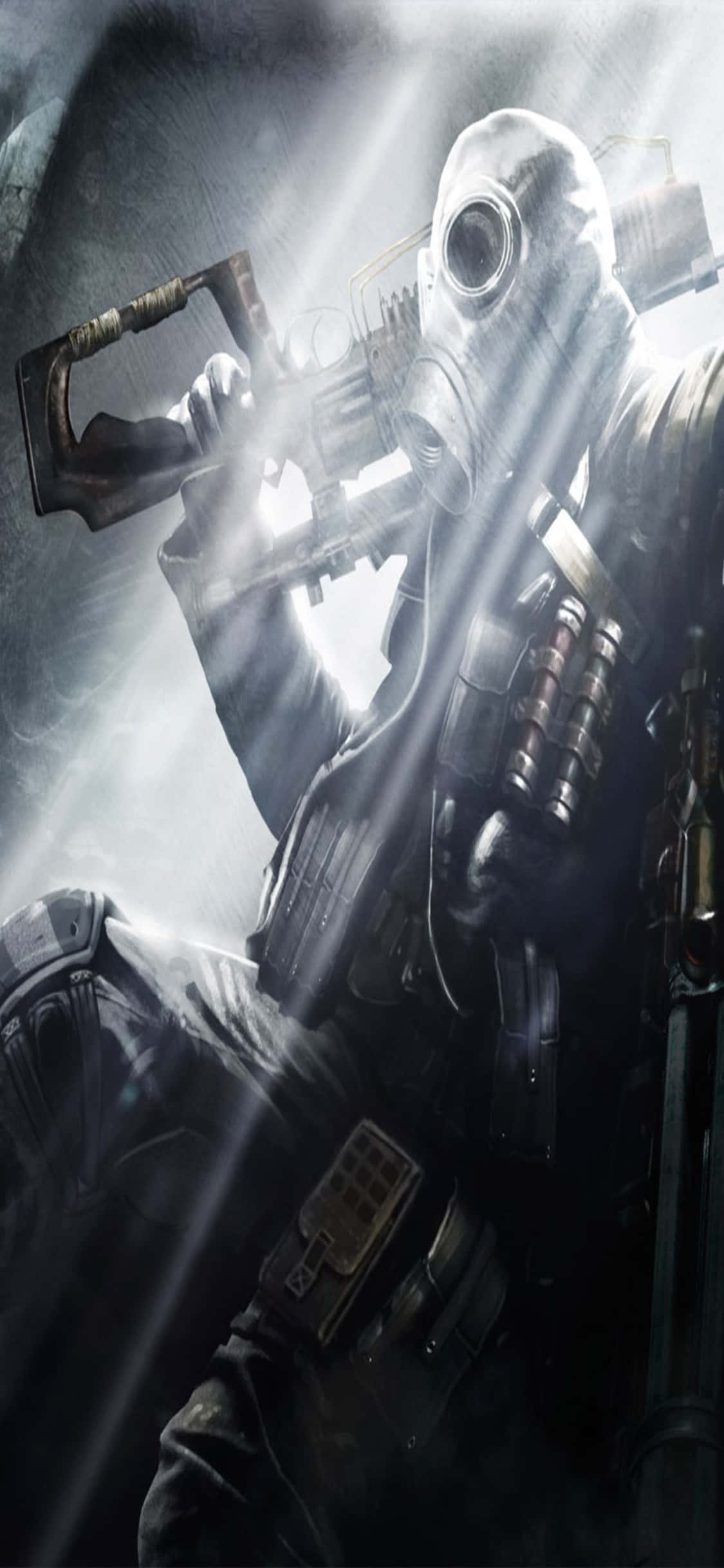 Λαμπρό Φως που Λάμπει iPhone X Metro Last Light Φόντο Ταπετσαρία