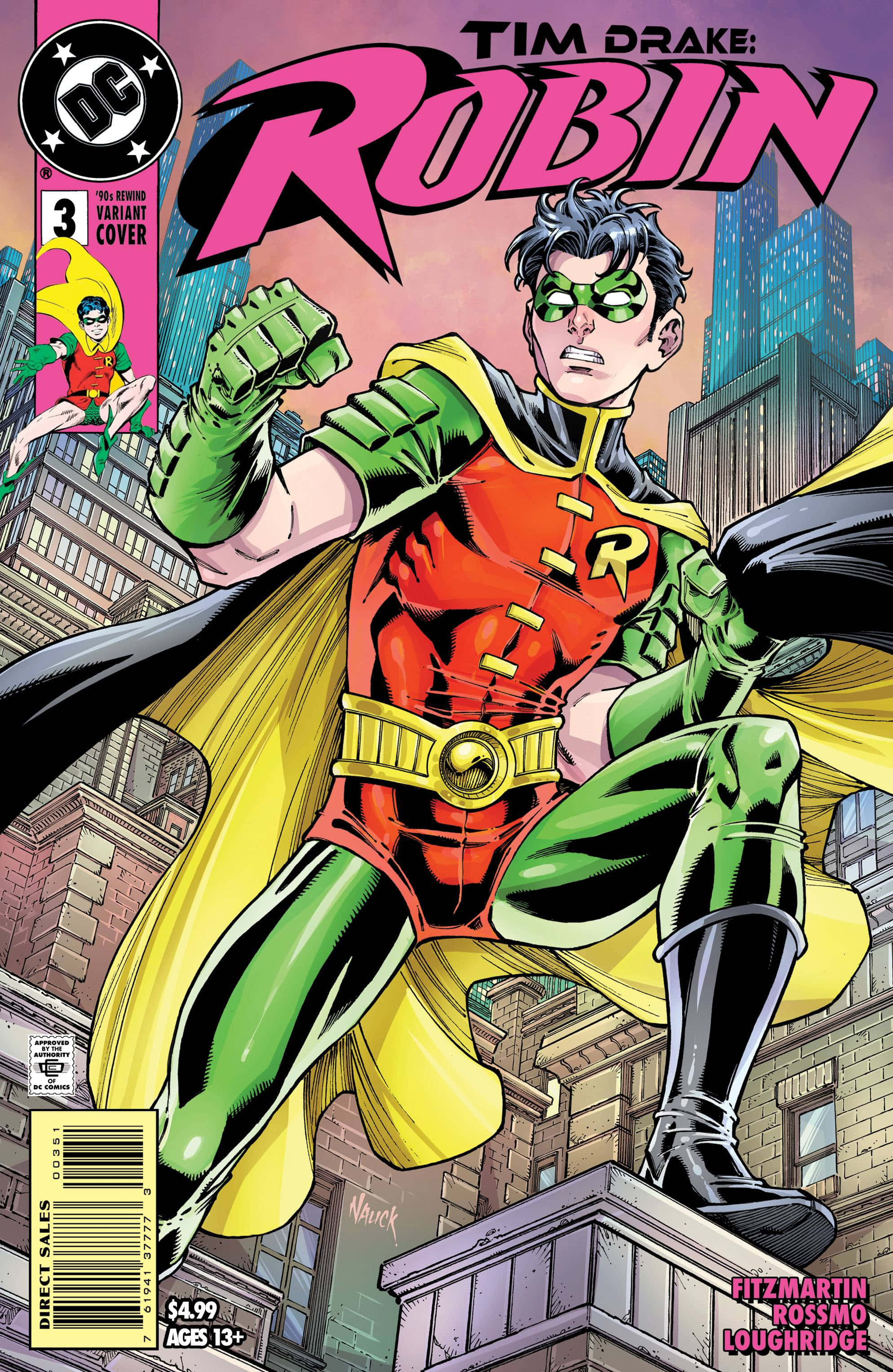 Λεζάντα: Έντονος Tim Drake σε δράση Ταπετσαρία
