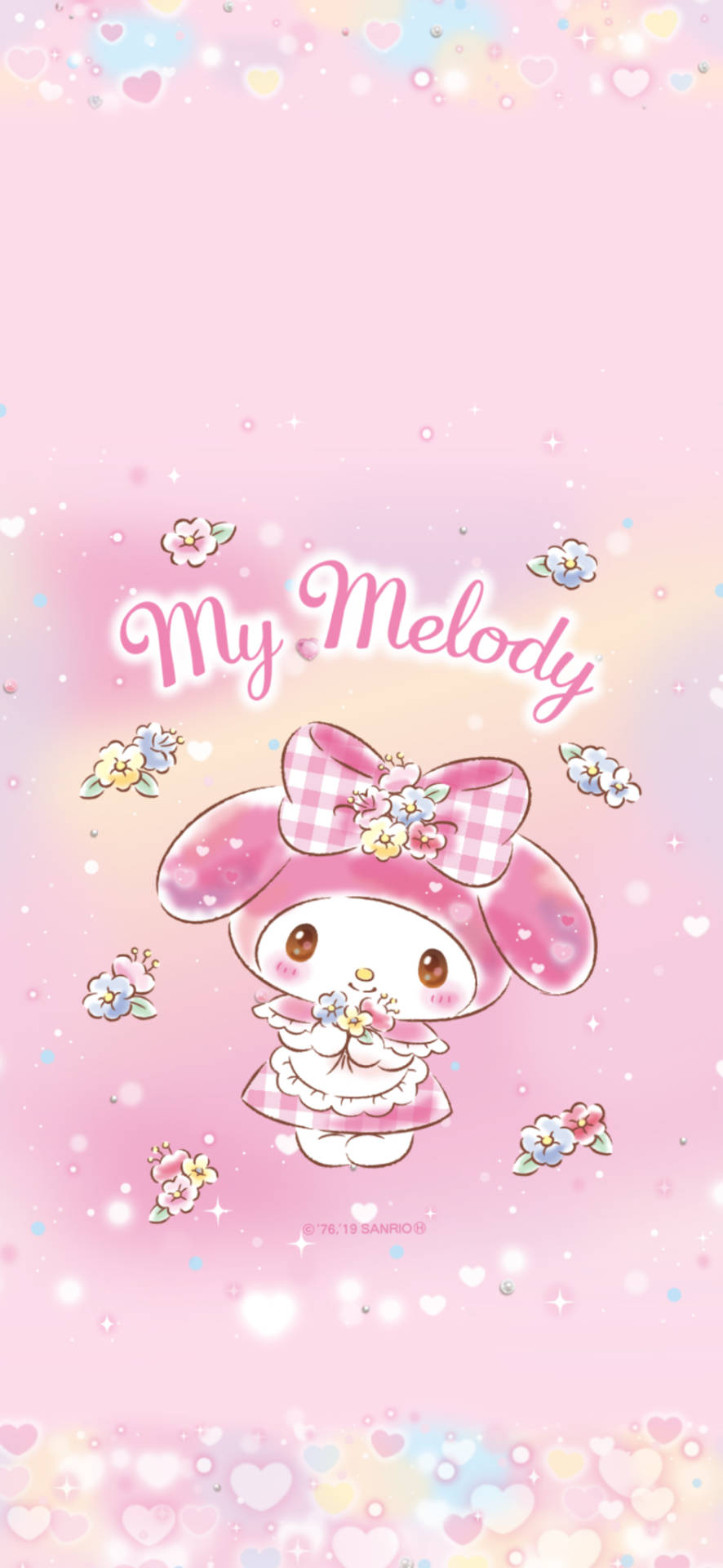 Λεζάντα: Αγαπημένη Ροζ Ταπετσαρία My Melody Ταπετσαρία