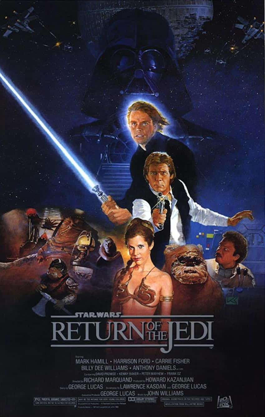 Λεζάντα: Η Επική Μάχη στο Return of the Jedi Ταπετσαρία