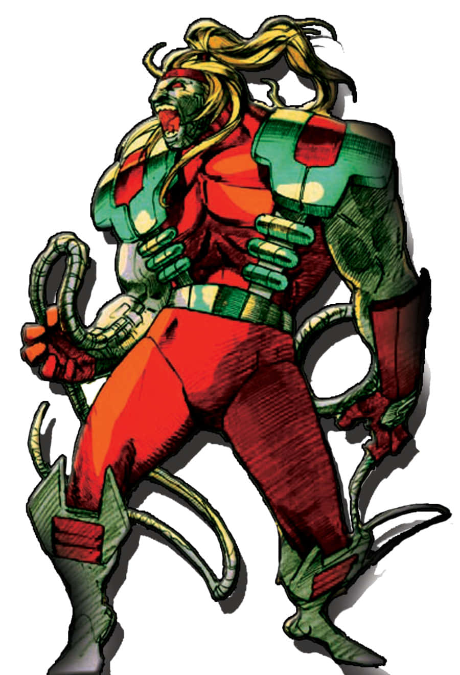 Λεζάντα: Ο Omega Red, ο πανίσχυρος μεταλλαγμένος κακός, σε δράση Ταπετσαρία