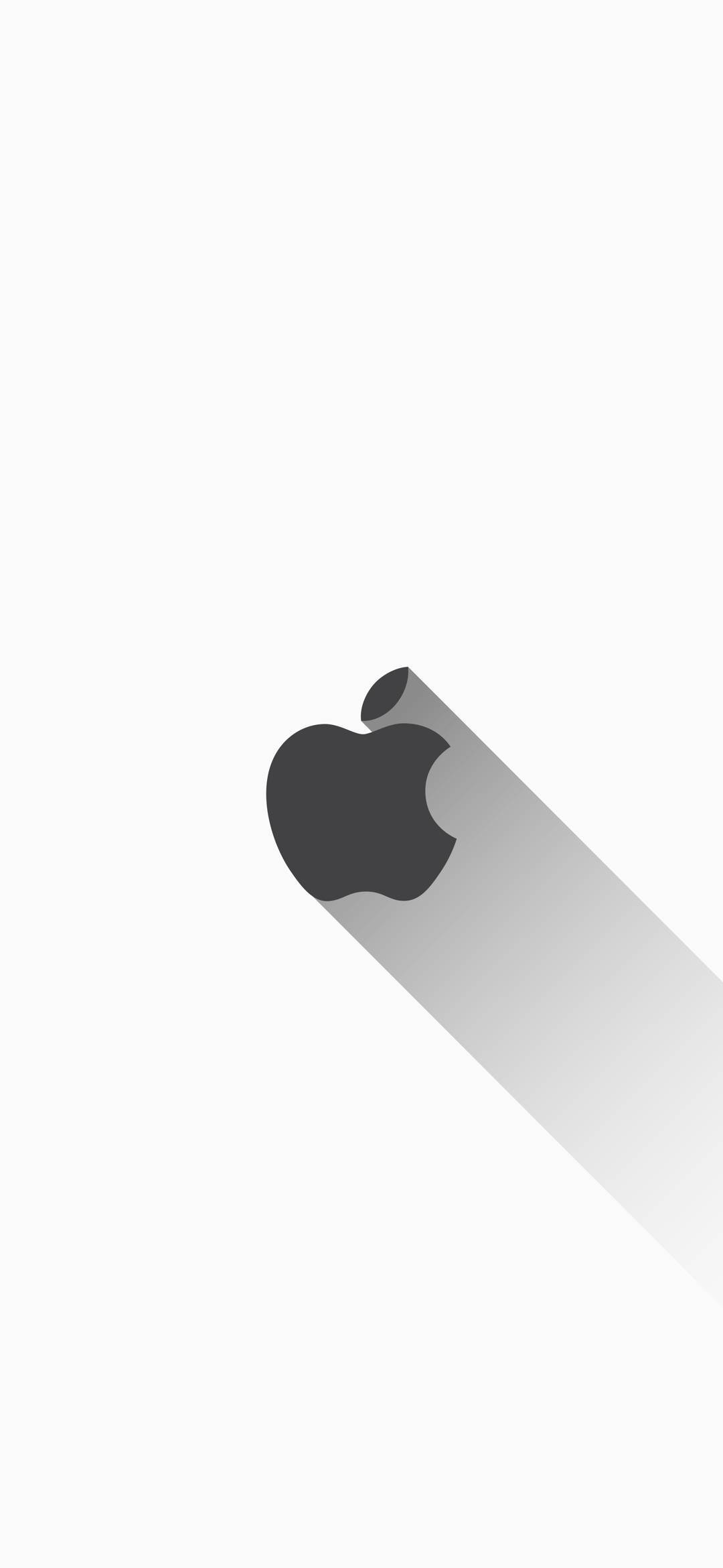 Λευκό με Λογότυπο Apple iPhone Ταπετσαρία