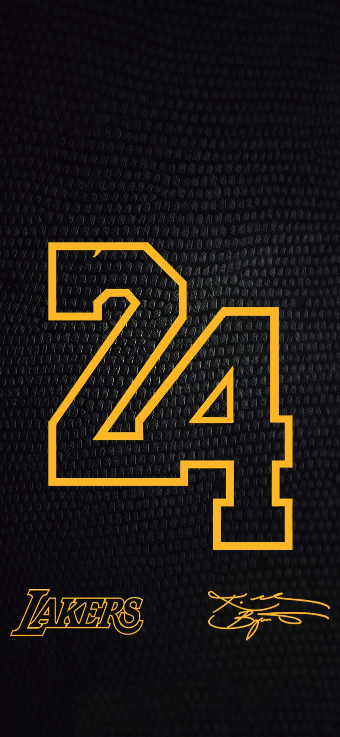 Λογότυπο 24 του Kobe Bryant Ταπετσαρία