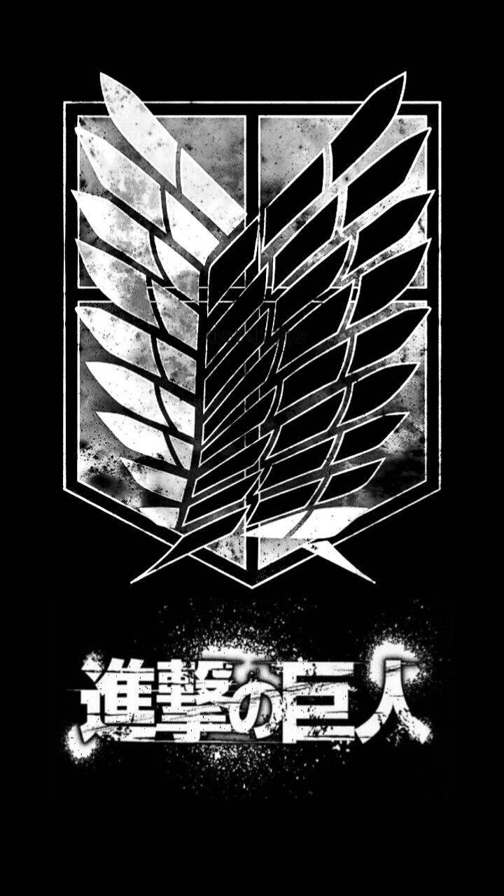 Λογότυπο Attack on Titan με Υφή Ταπετσαρία