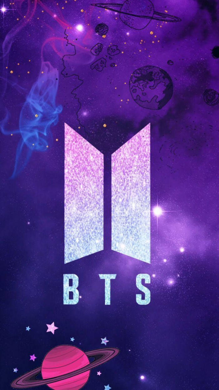 Λογότυπο BTS Galaxy με Πλανήτη Ταπετσαρία