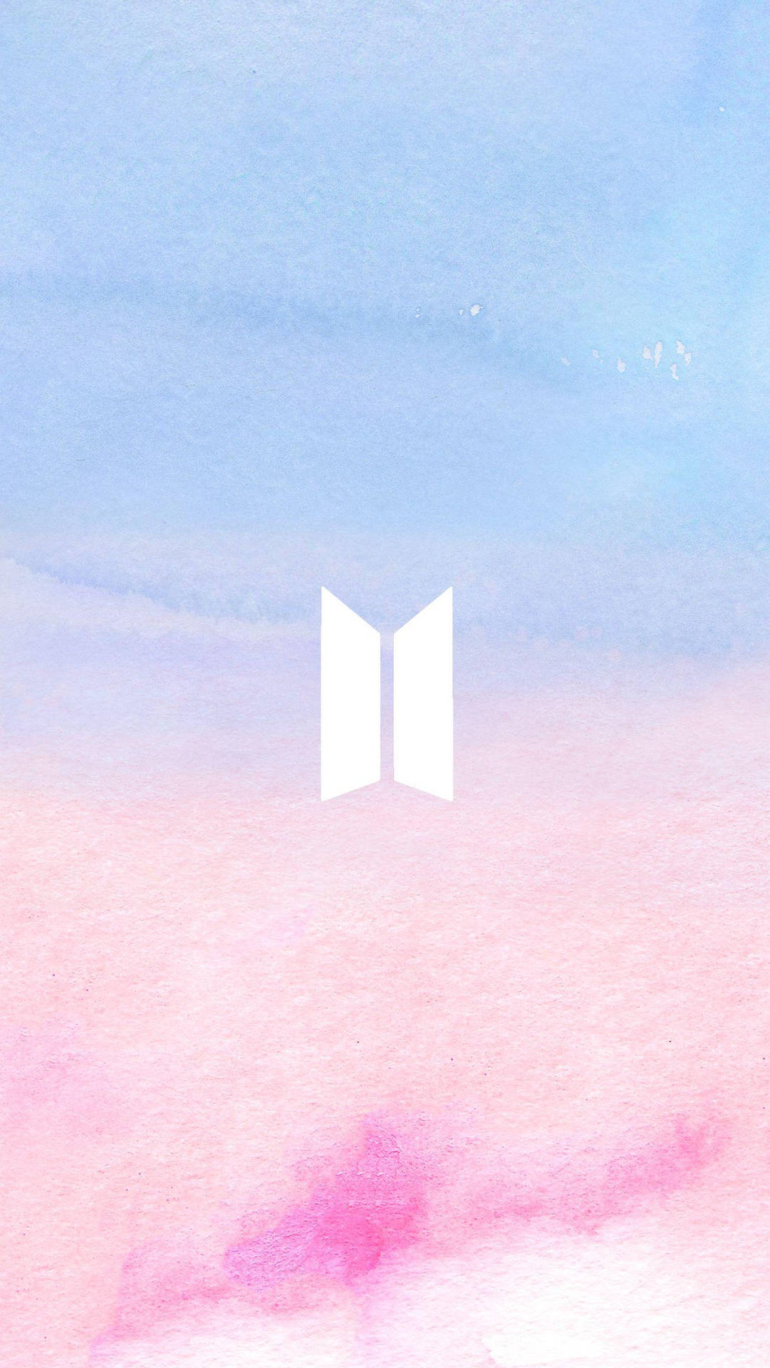Λογότυπο BTS σε παστέλ ταπετσαρία — Bts λογότυπο GIF Ταπετσαρία