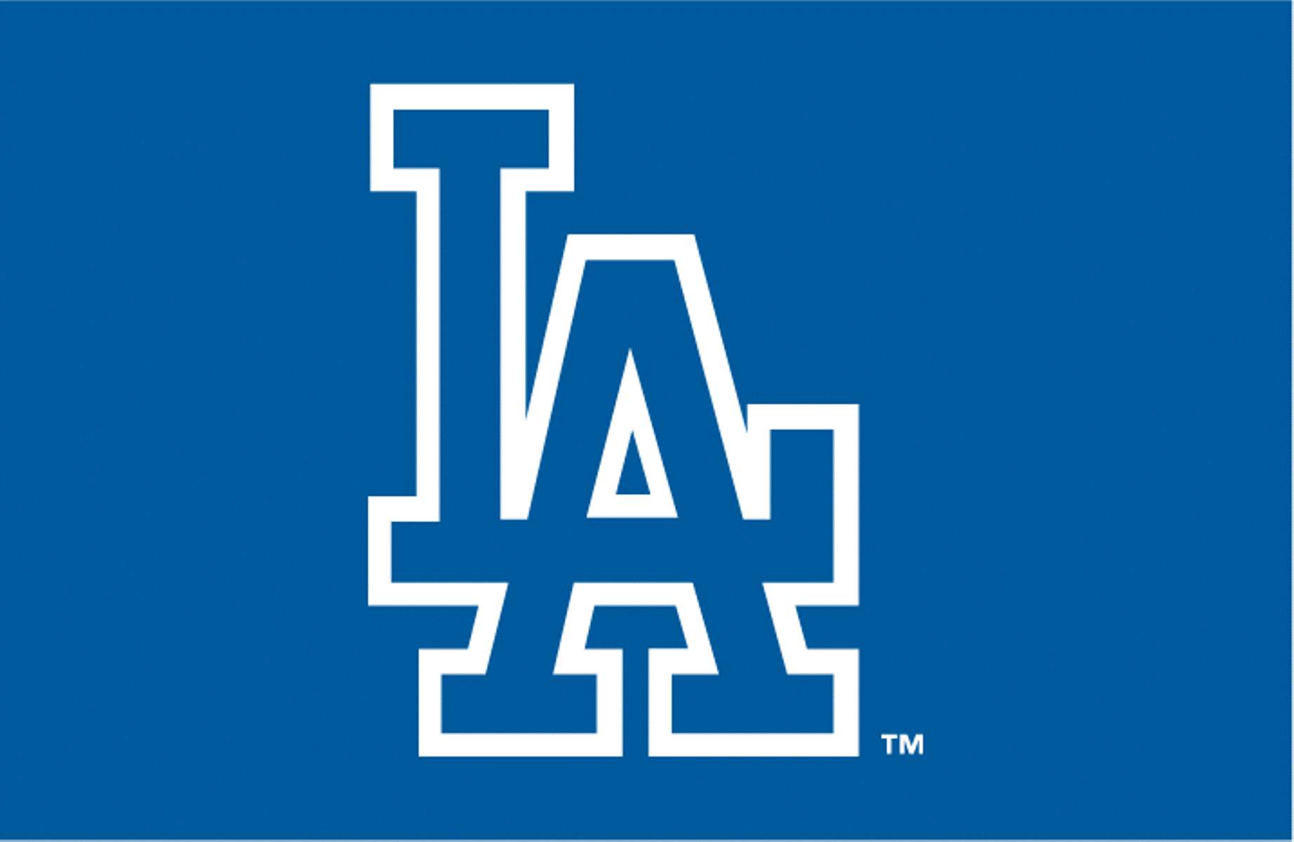 Λογότυπο Dodgers Μπλε Βασικό Ταπετσαρία
