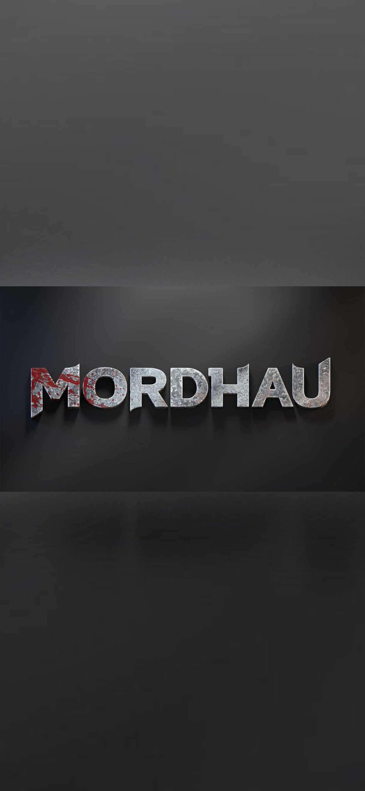 mordhau logo on a dark background Ταπετσαρία