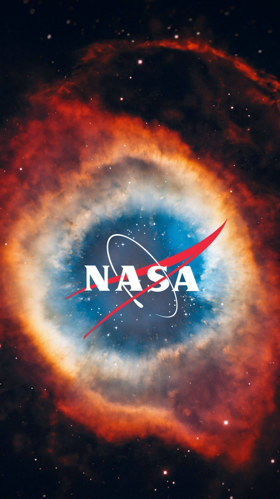 Λογότυπο NASA σε Στυλ Νεφελώματος για iPhone Ταπετσαρία