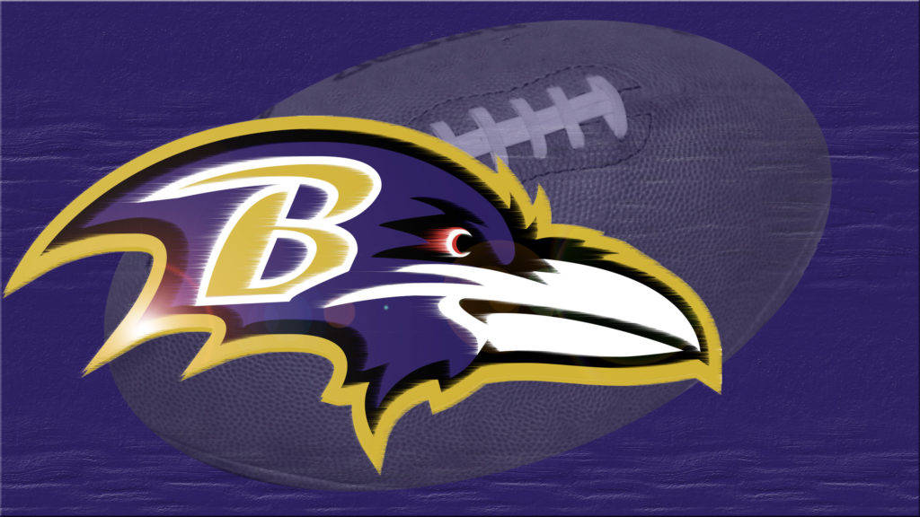 Λογότυπο Ομάδας NFL Baltimore Ravens Ταπετσαρία