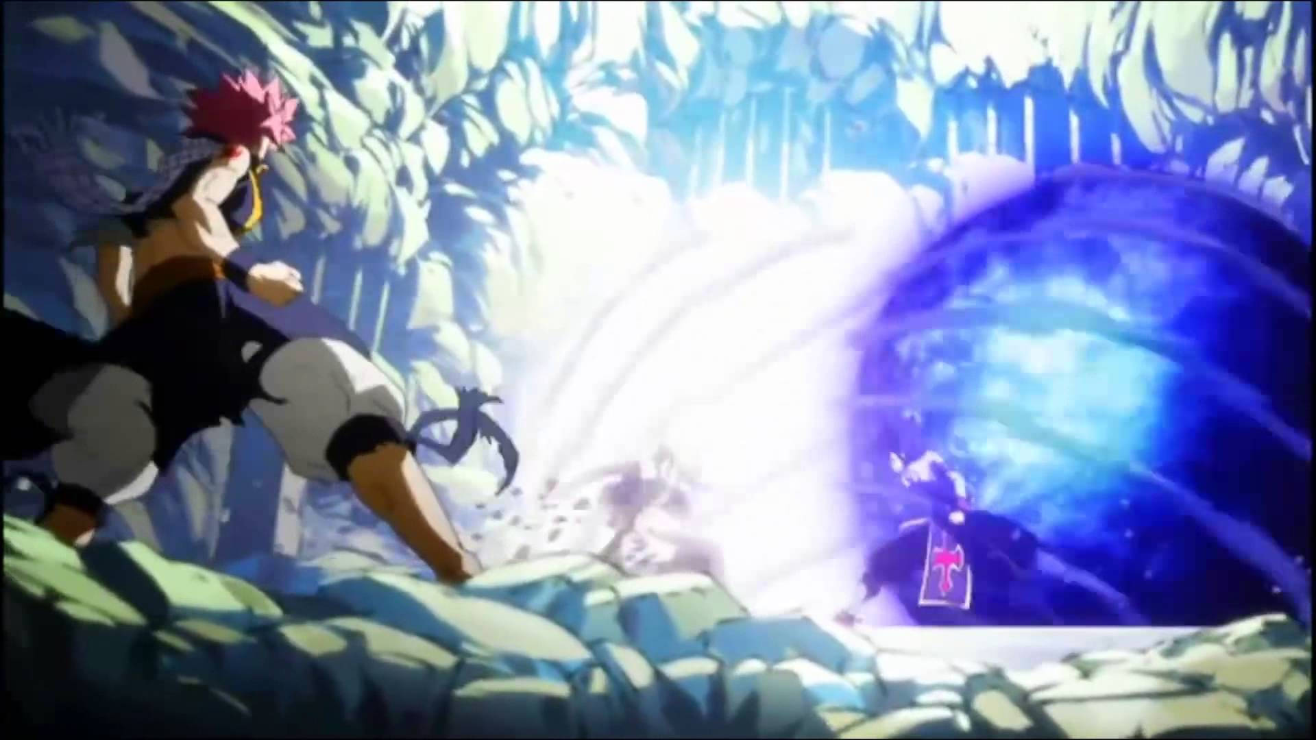 Μάχη Anime με τον Εξαγριωμένο Natsu Ταπετσαρία